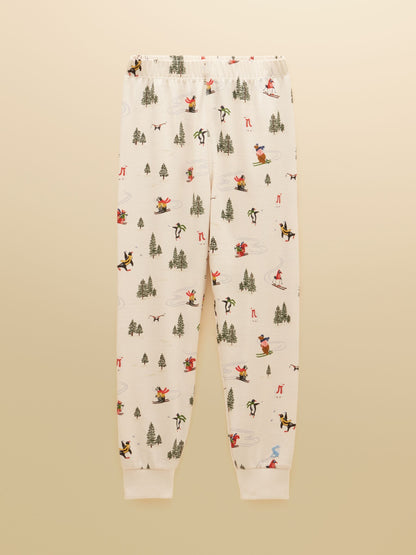 Joules Boys' Kipwell Cream Long Sleeve Pyjama Set - image 4