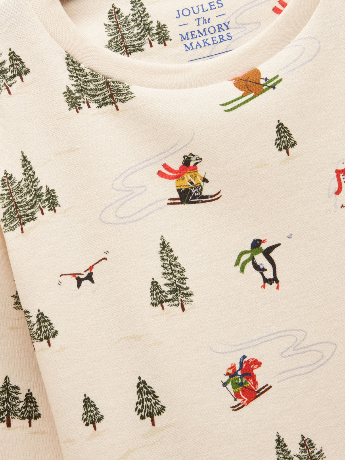 Joules Boys' Kipwell Cream Long Sleeve Pyjama Set - image 6