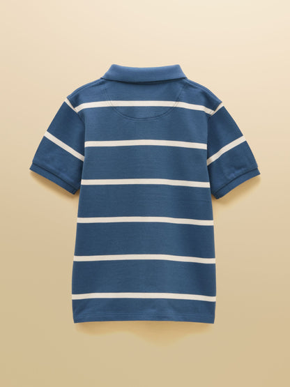 Dsiney Kidz - Joules Boys' Woody 3 Pack Navy/Rust/Ink Blue Cotton Polo Shirts image 2