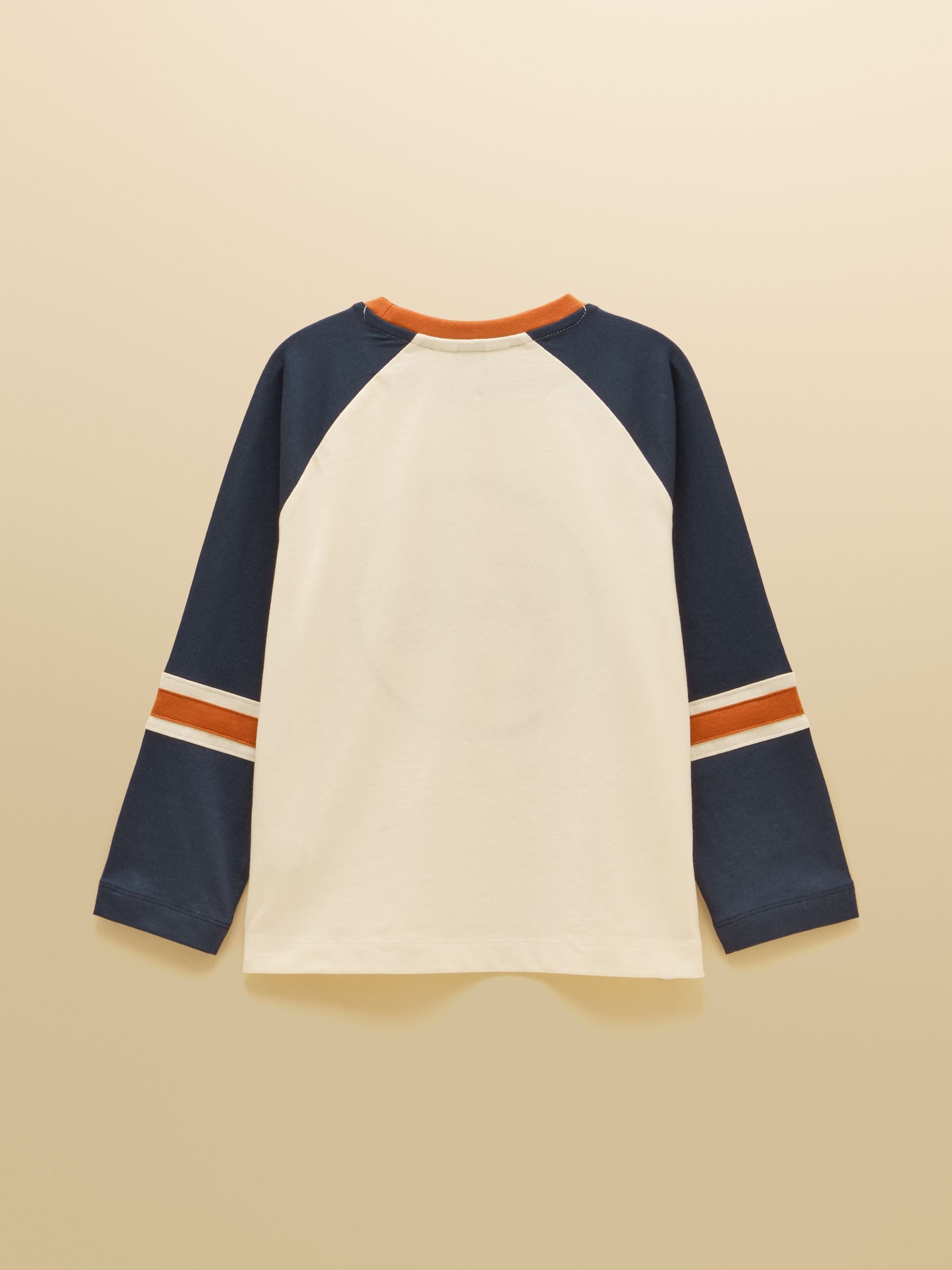 Dsiney Kidz - Joules Boys' Bennett Cream Raglan Long Sleeve Top image 2