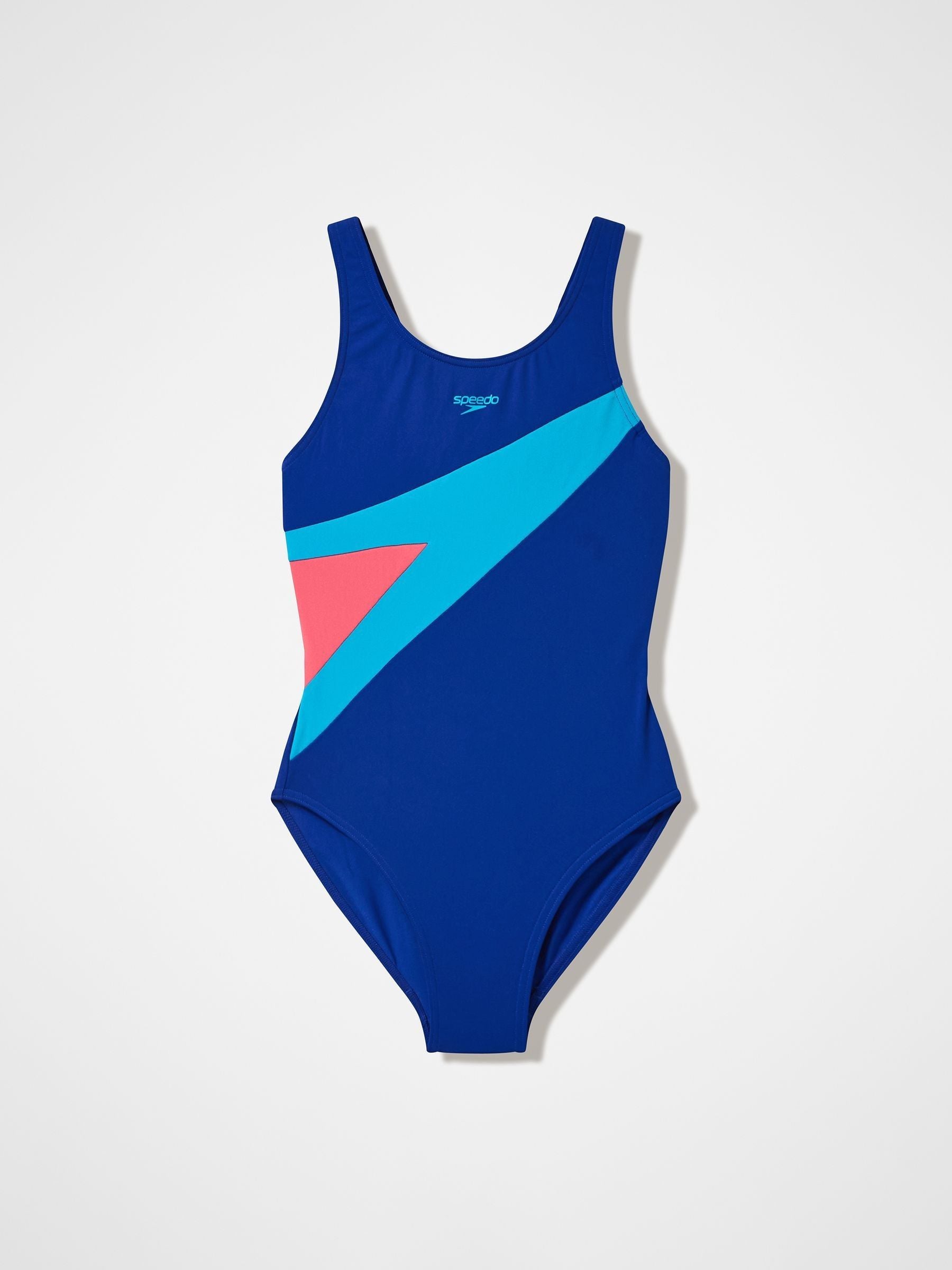 Dsiney Kidz - Speedo Blue Hyperboom Butterfly Back Swimsuit image 1