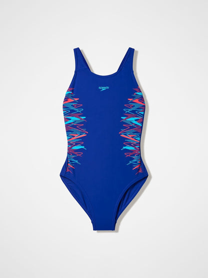 Dsiney Kidz - Speedo Blue Placement Muscleback Swimsuit image 1