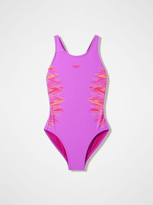 Dsiney Kidz - Speedo Purple Placement Muscleback Swimsuit image 1