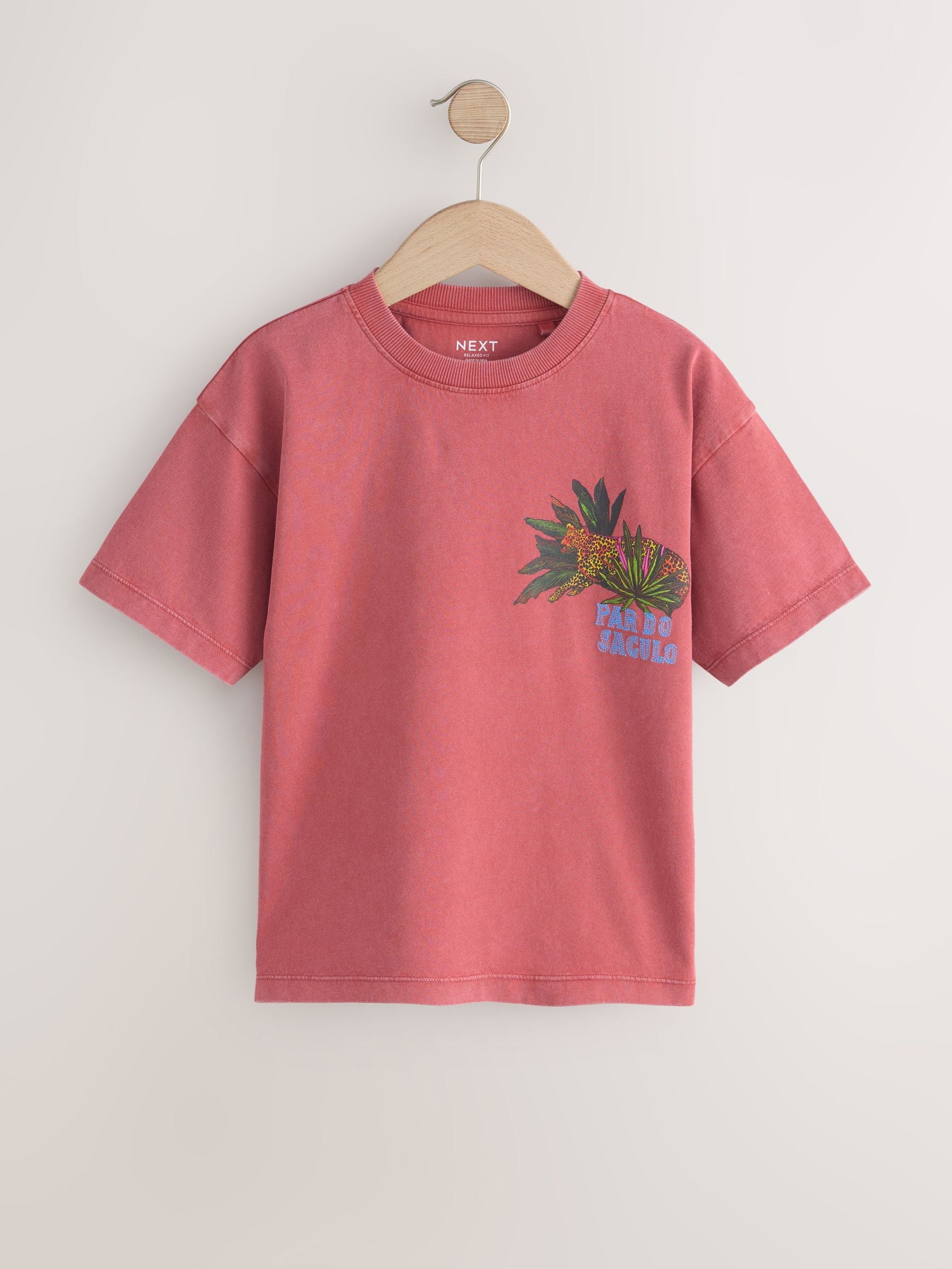 Dsiney Kidz - Berry Red Washed Graphic T-Shirt (3-16yrs) image 6