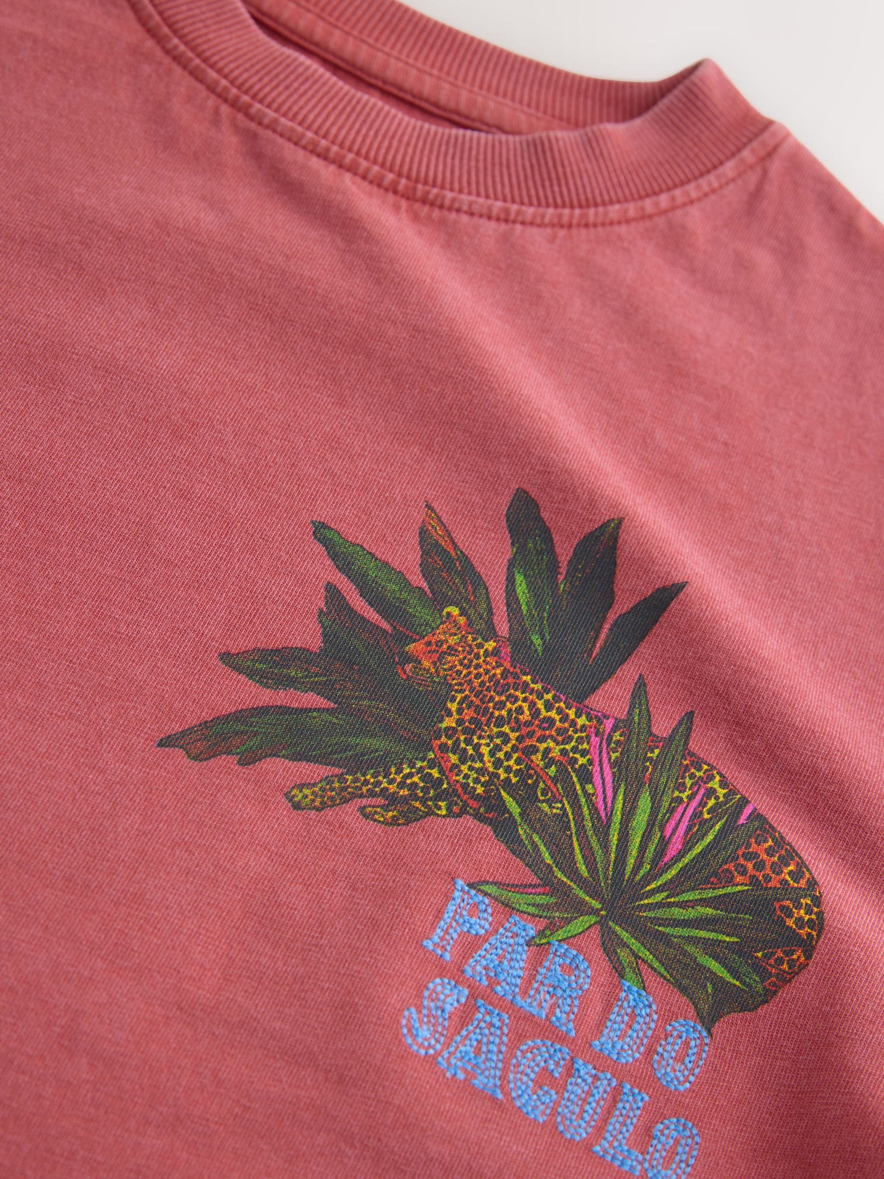 Dsiney Kidz - Berry Red Washed Graphic T-Shirt (3-16yrs) image 7