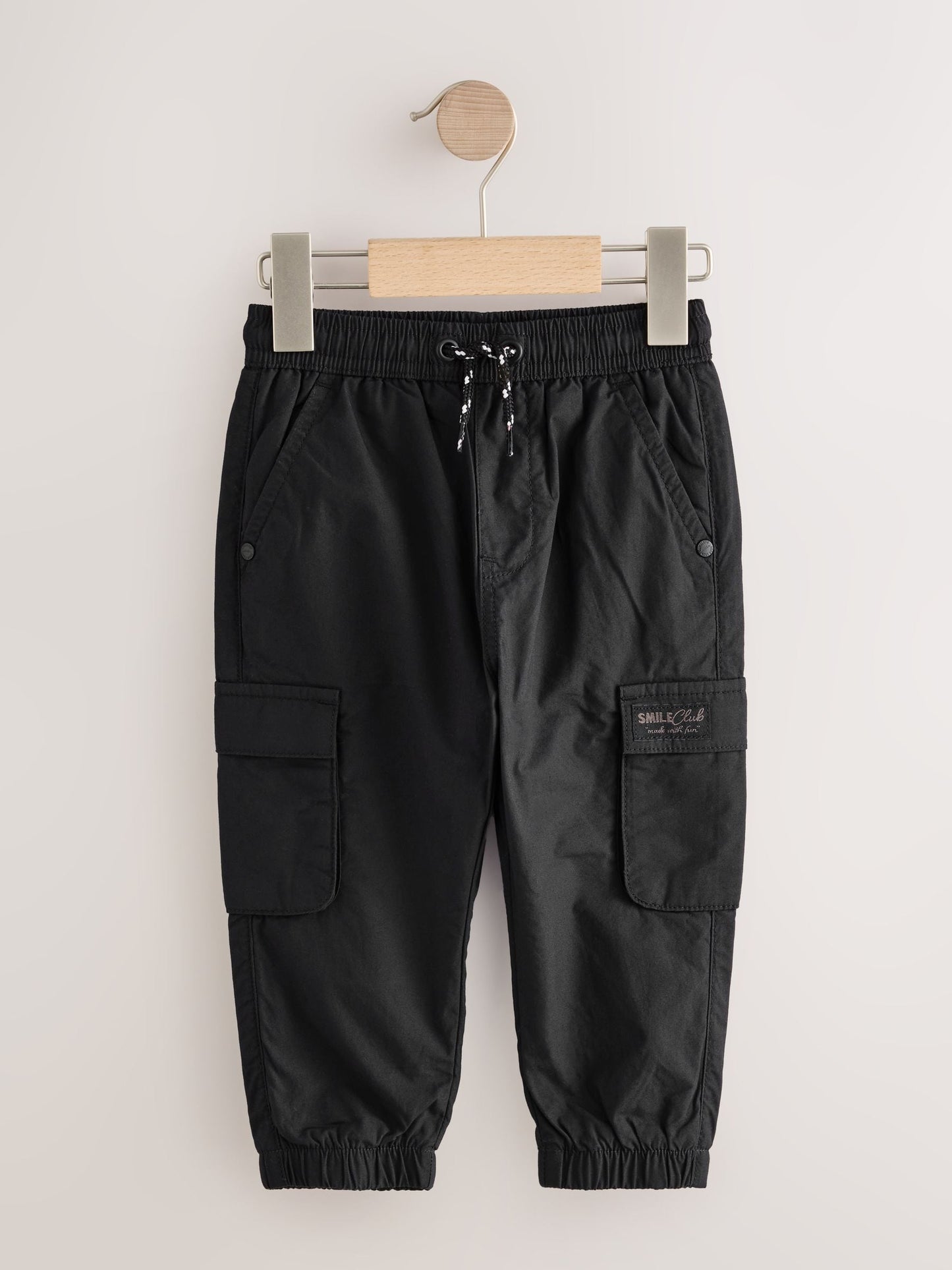 Dsiney Kidz - Black Lined Cargo Trousers (3mths-7yrs) image 5