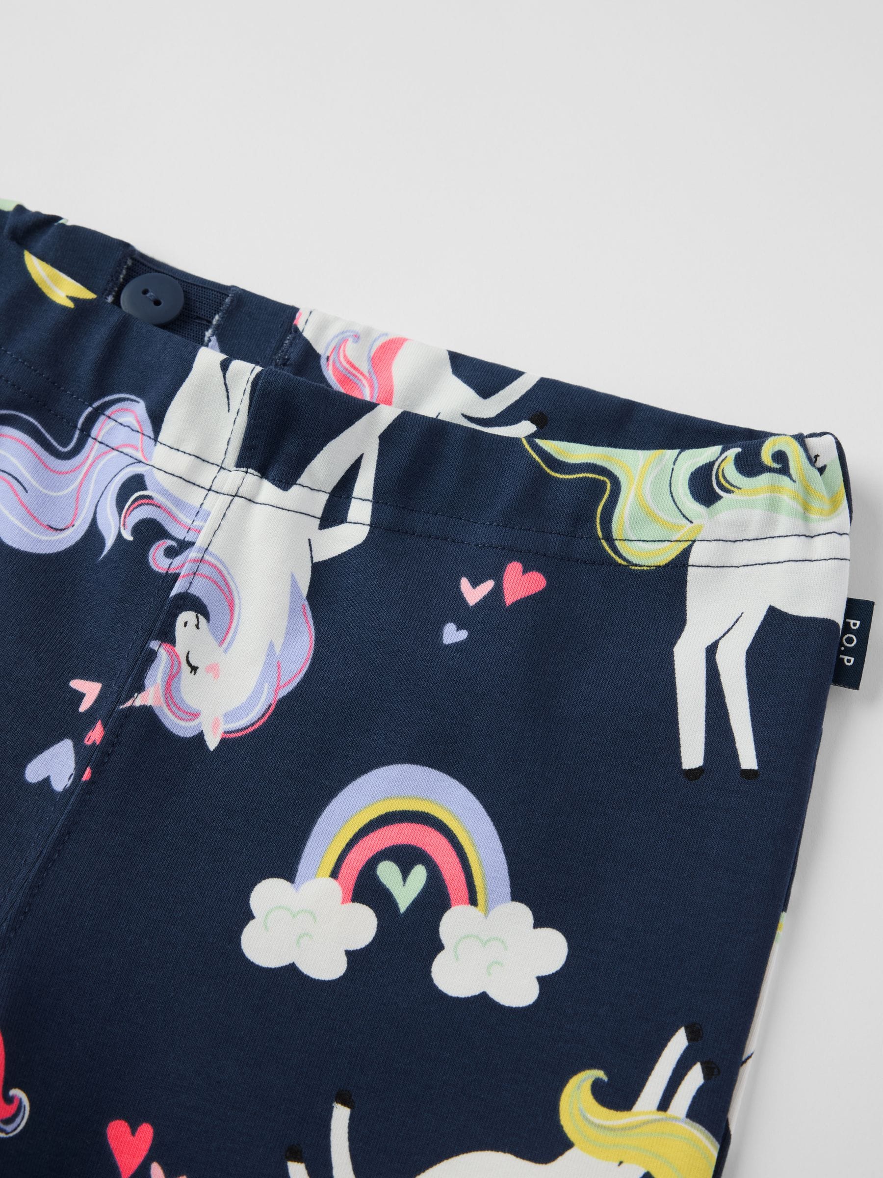 Polarn O. Pyret Animal Unicorn Print Flares Leggings image 2