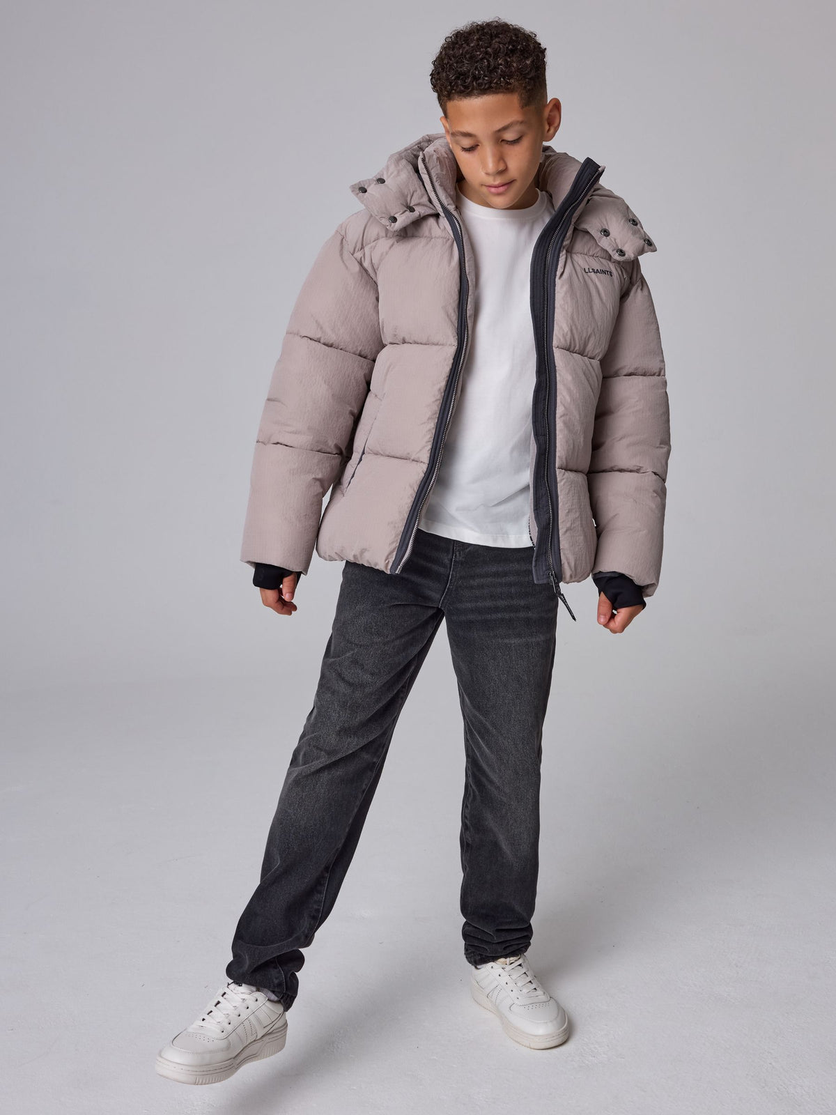 smALLSAINTS Grey Ripstop Logo Coat - image 2