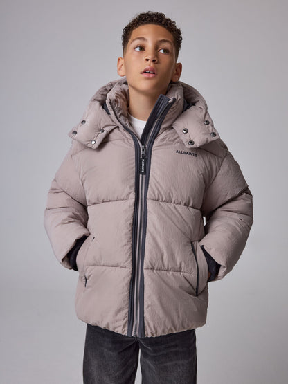 smALLSAINTS Grey Ripstop Logo Coat - image 3