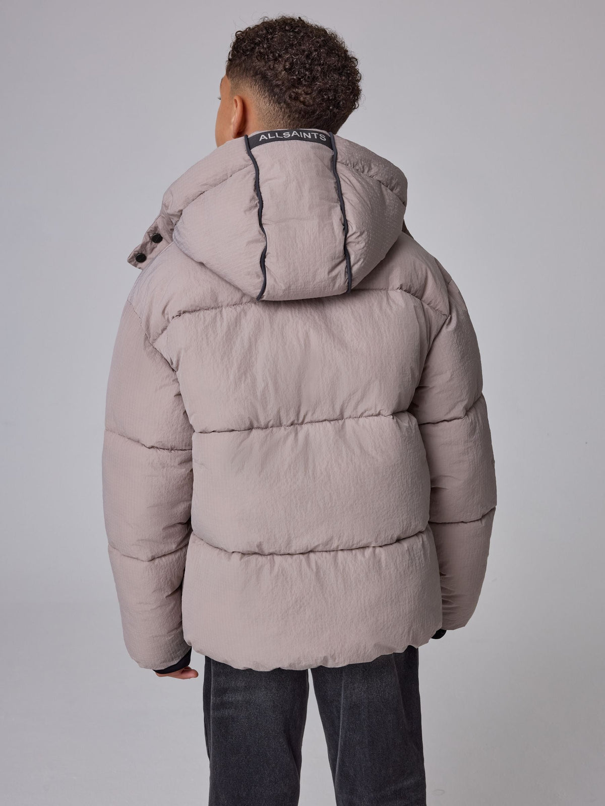 smALLSAINTS Grey Ripstop Logo Coat - image 4