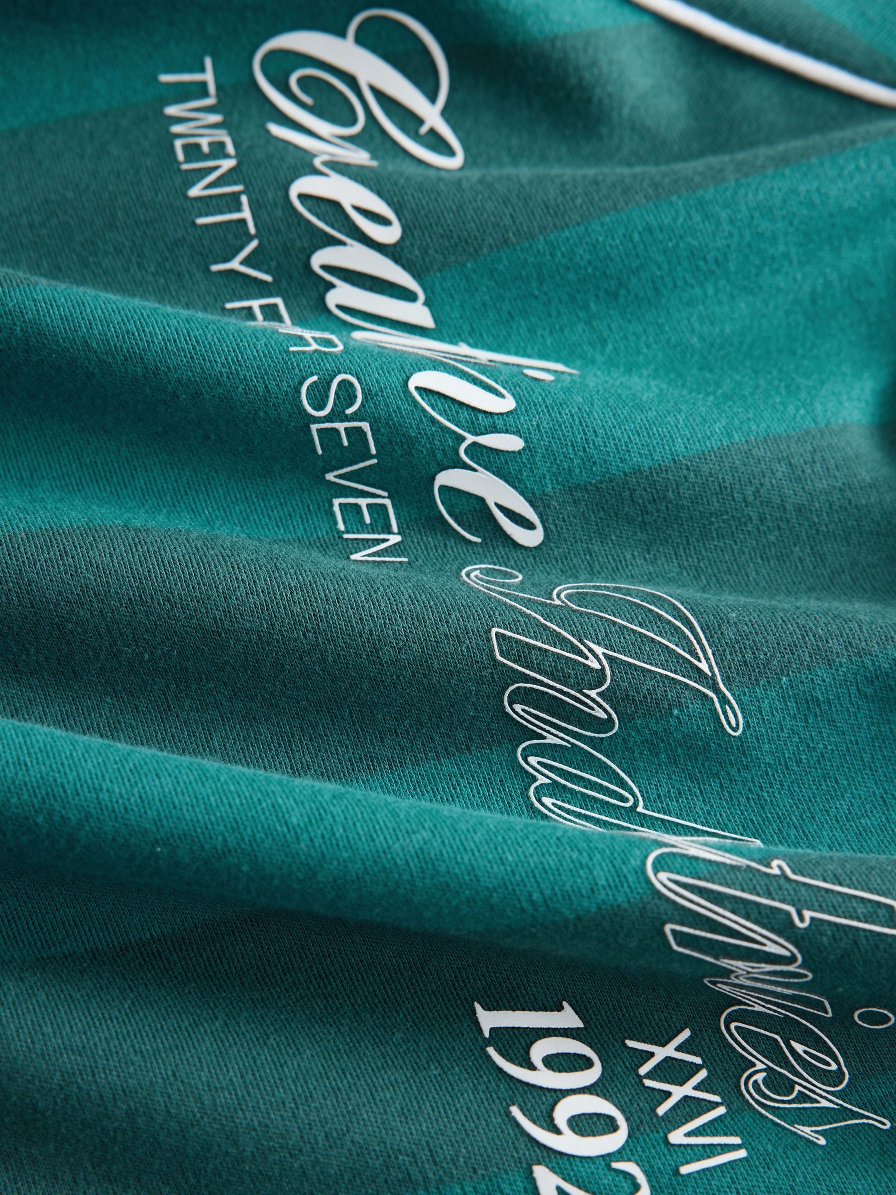 Dsiney Kidz - Blue/Teal Varsity Long Sleeve Heavyweight Varsity T-Shirt (3-16yrs) image 8