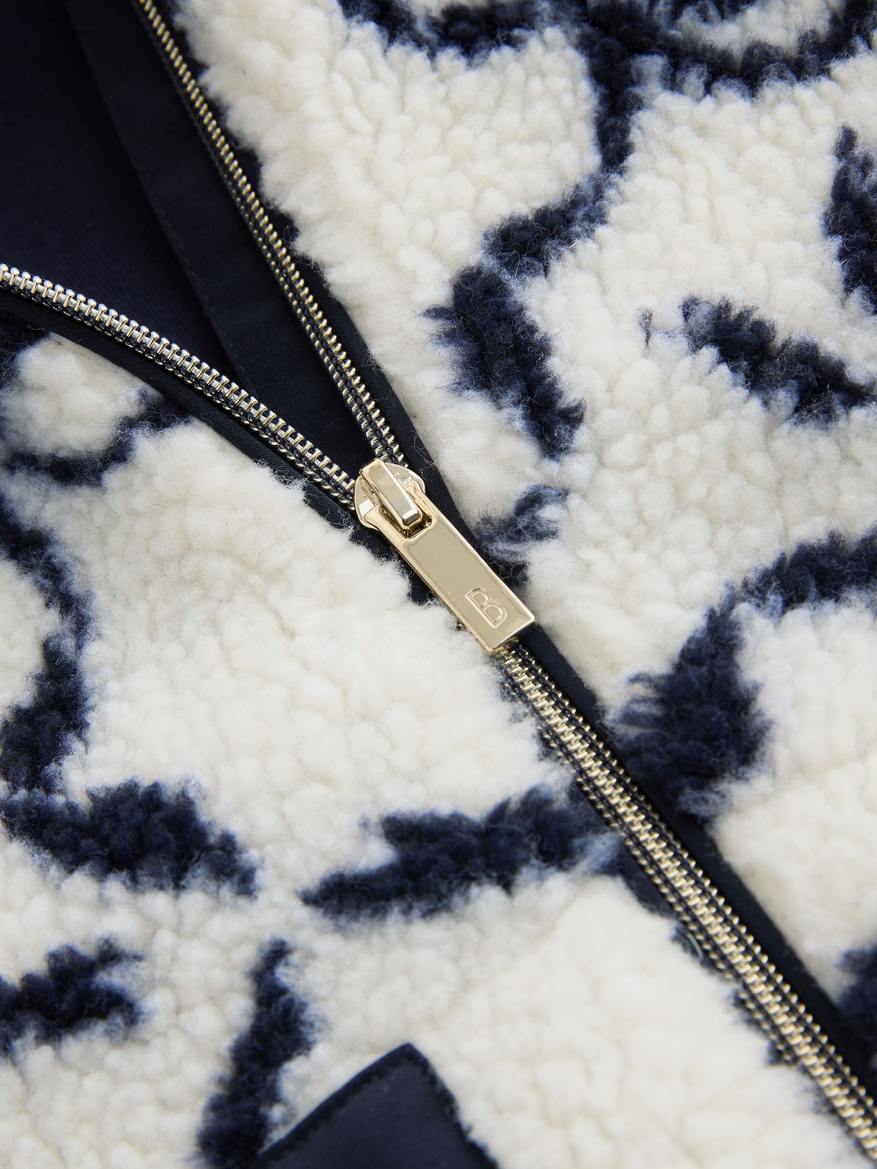 Baker by Ted Baker Ivory Bow Borg Hooded Fleece image 9
