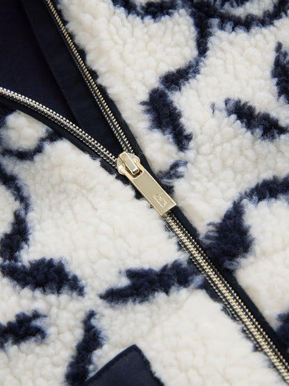 Baker by Ted Baker Ivory Bow Borg Hooded Fleece image 9