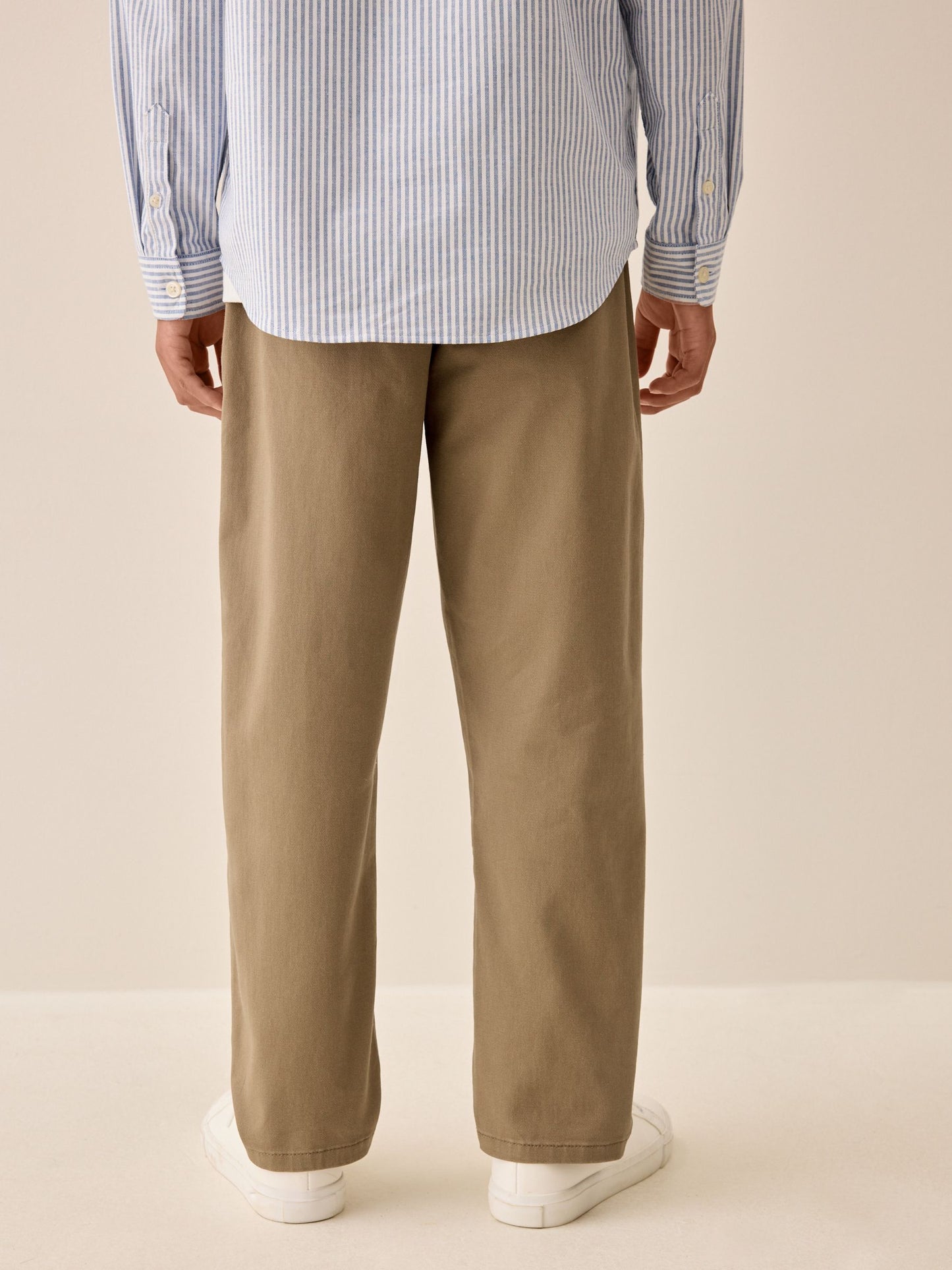 Dsiney Kidz - Tan Brown Loose Fit Stretch Chino Trousers (3-17yrs) image 2