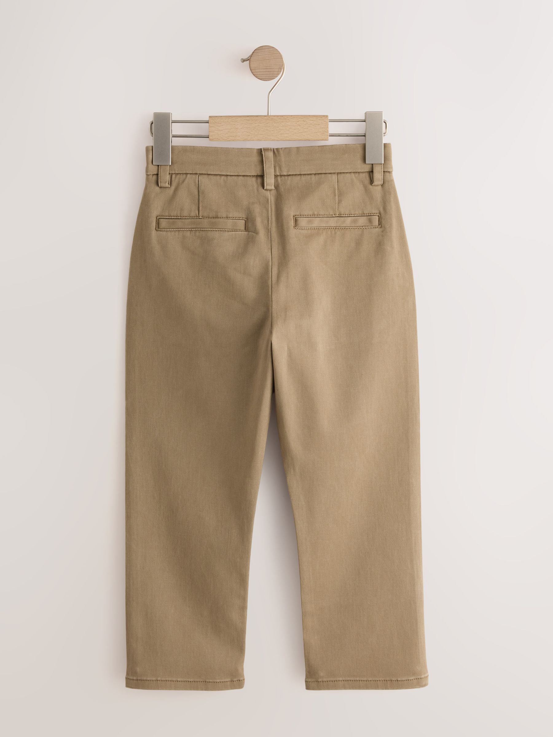 Dsiney Kidz - Tan Brown Loose Fit Stretch Chino Trousers (3-17yrs) image 5