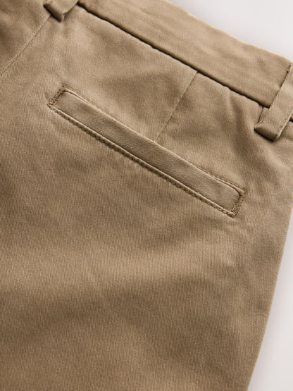 Dsiney Kidz - Tan Brown Loose Fit Stretch Chino Trousers (3-17yrs) image 7