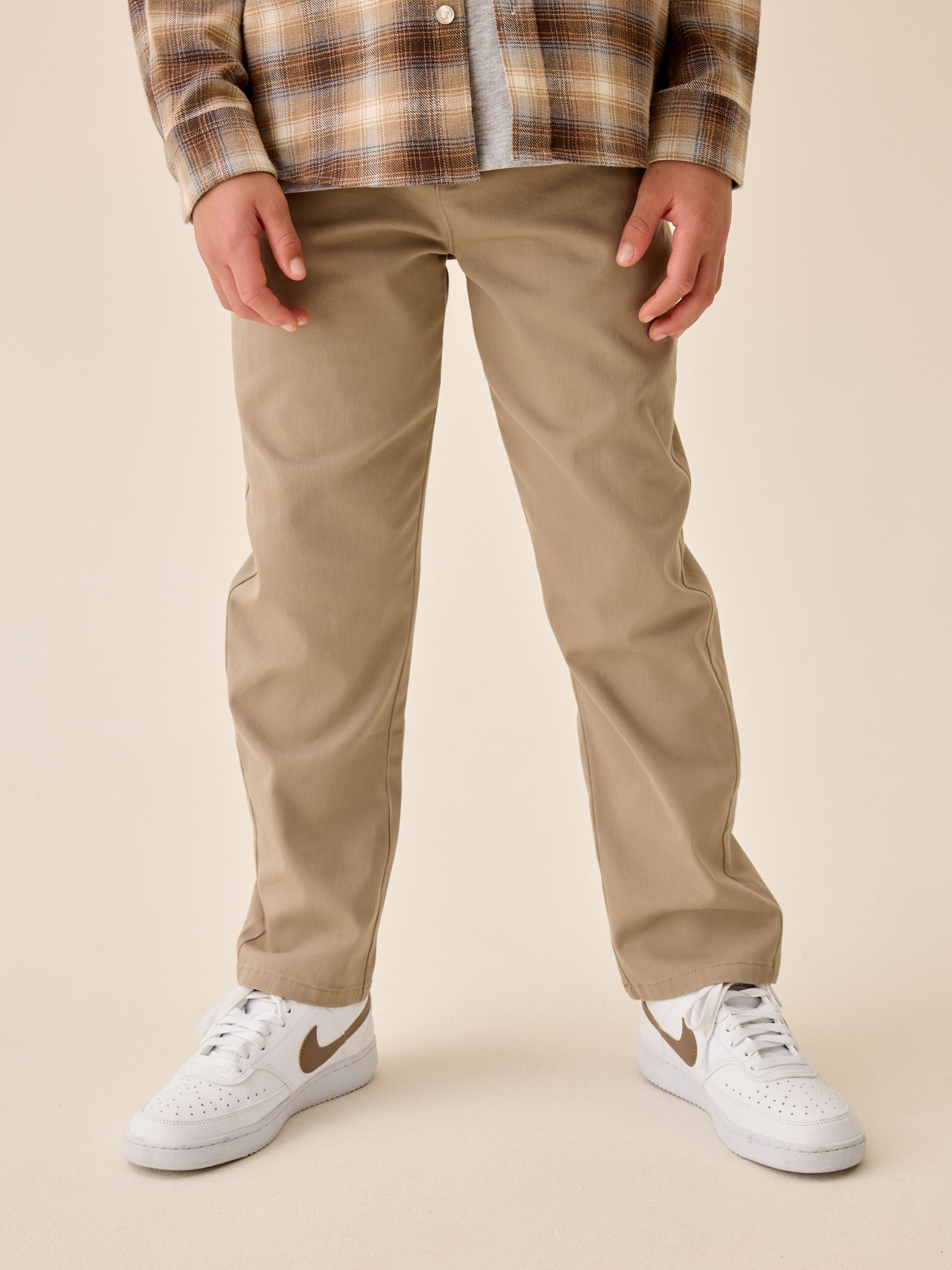 Dsiney Kidz - Stone Loose Fit Stretch Chino Trousers (3-17yrs) image 1