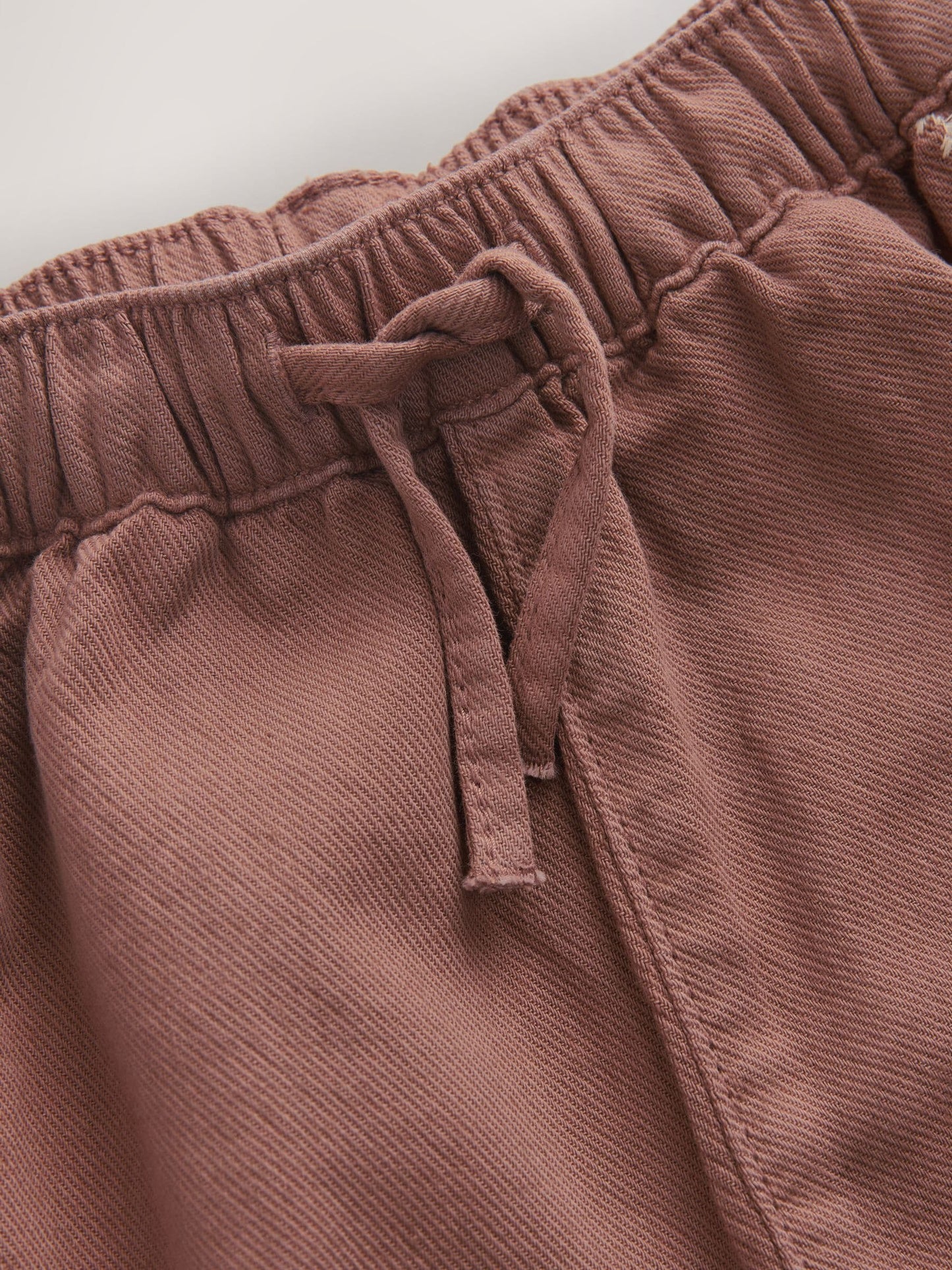 Chocolate Brown Embroidered Pullon Trousers (3mths-7yrs) image 3