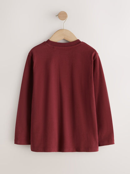 Dsiney Kidz - Berry Red Cosy Long Sleeve T-Shirt (3-16yrs) image 2