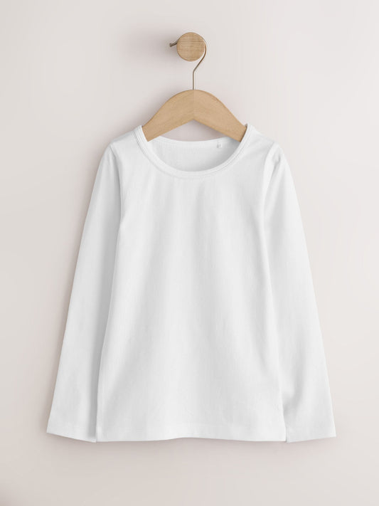 Dsiney Kidz - White Long Sleeve Vests 2 Pack (1.5-16yrs) image 2