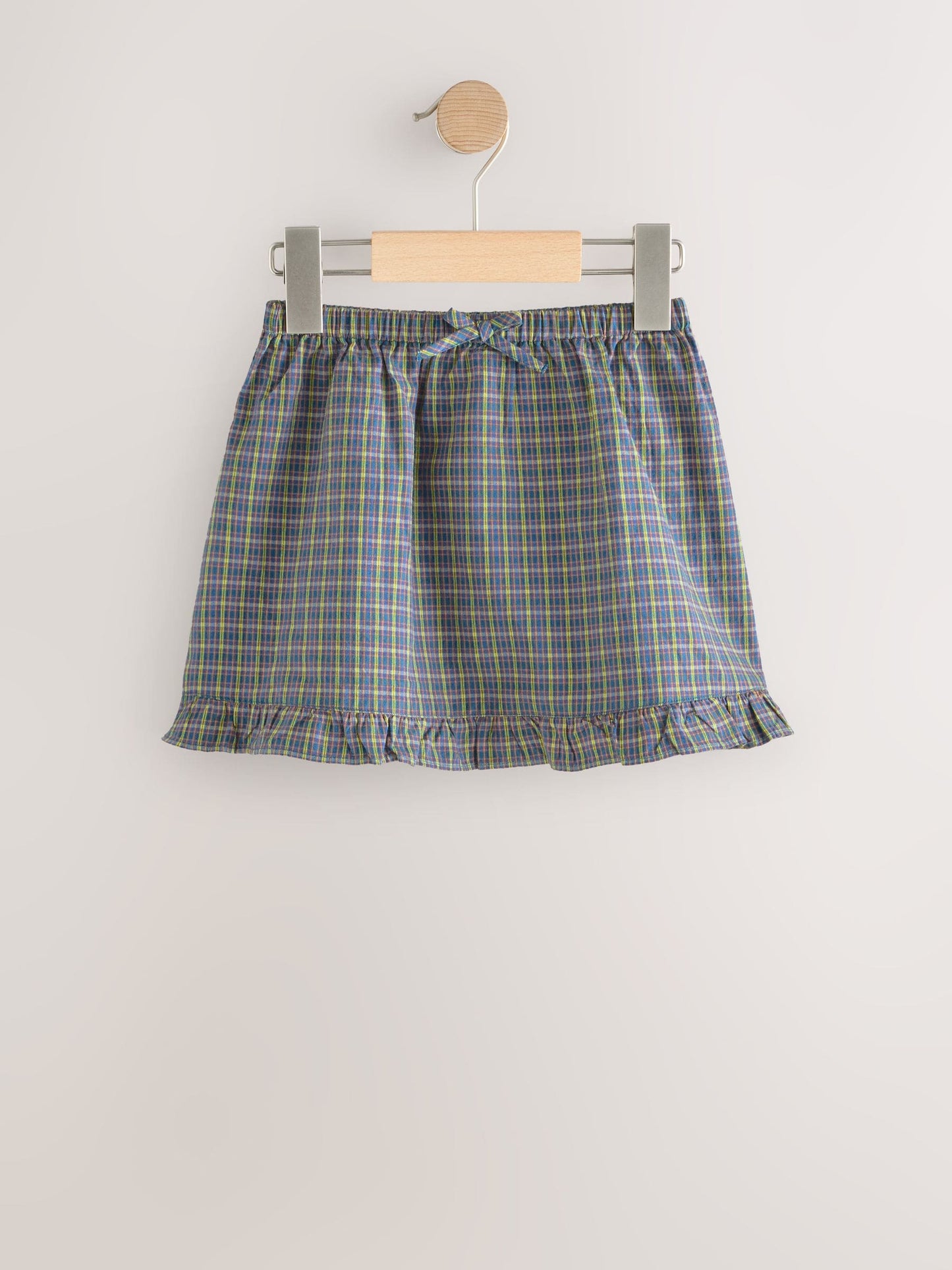 Dsiney Kidz - Multicoloured Navy Check Frill Hem Skirt (3mths-7yrs) image 5