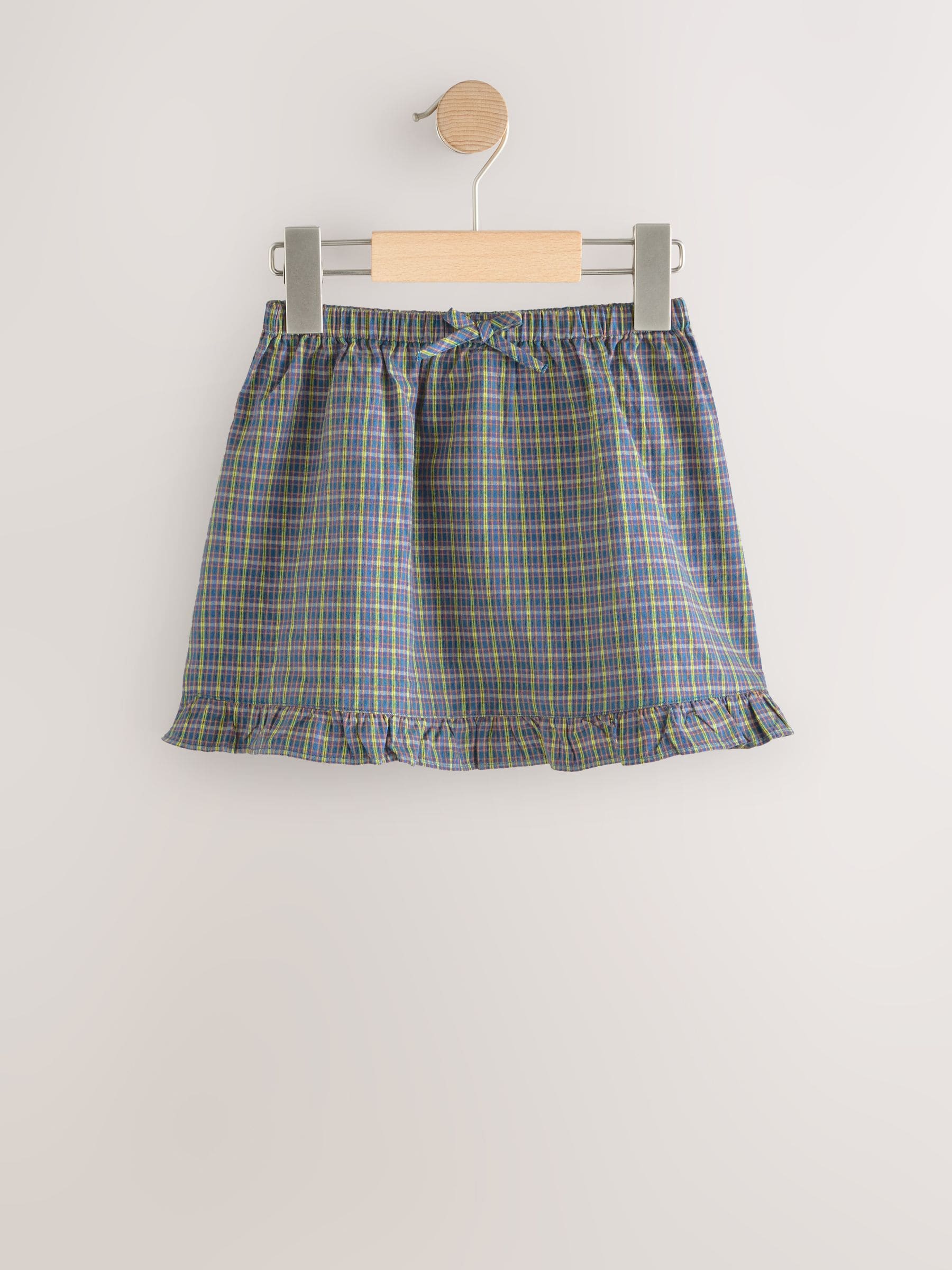 Dsiney Kidz - Multicoloured Navy Check Frill Hem Skirt (3mths-7yrs) image 5