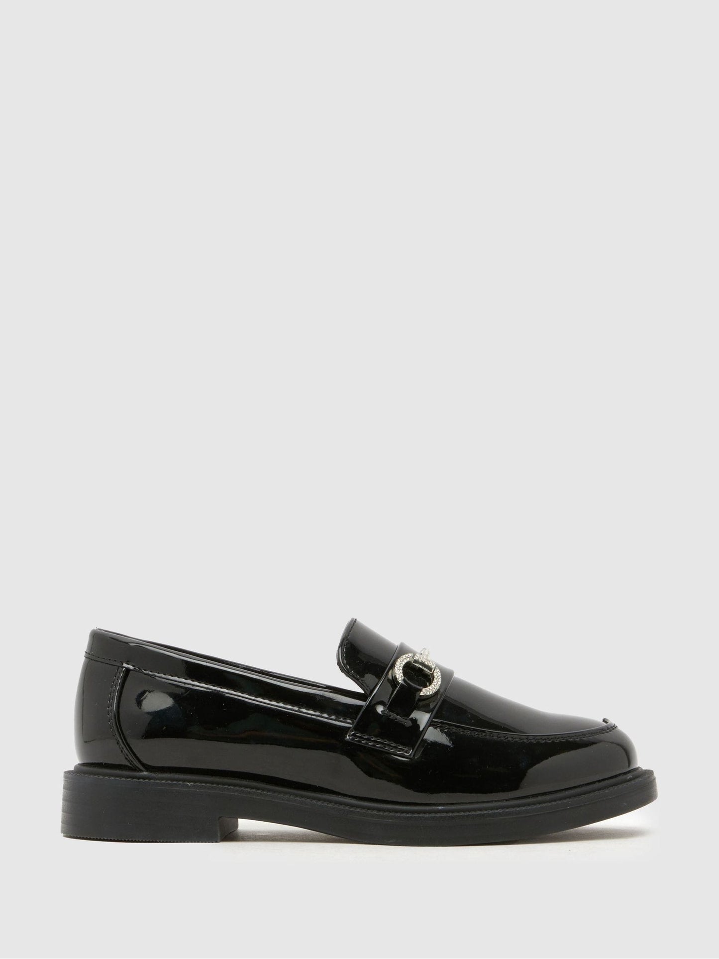 Schuh Black Laura Embellished Loafers image 1