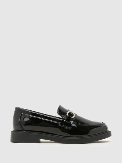 Schuh Black Laura Embellished Loafers image 1