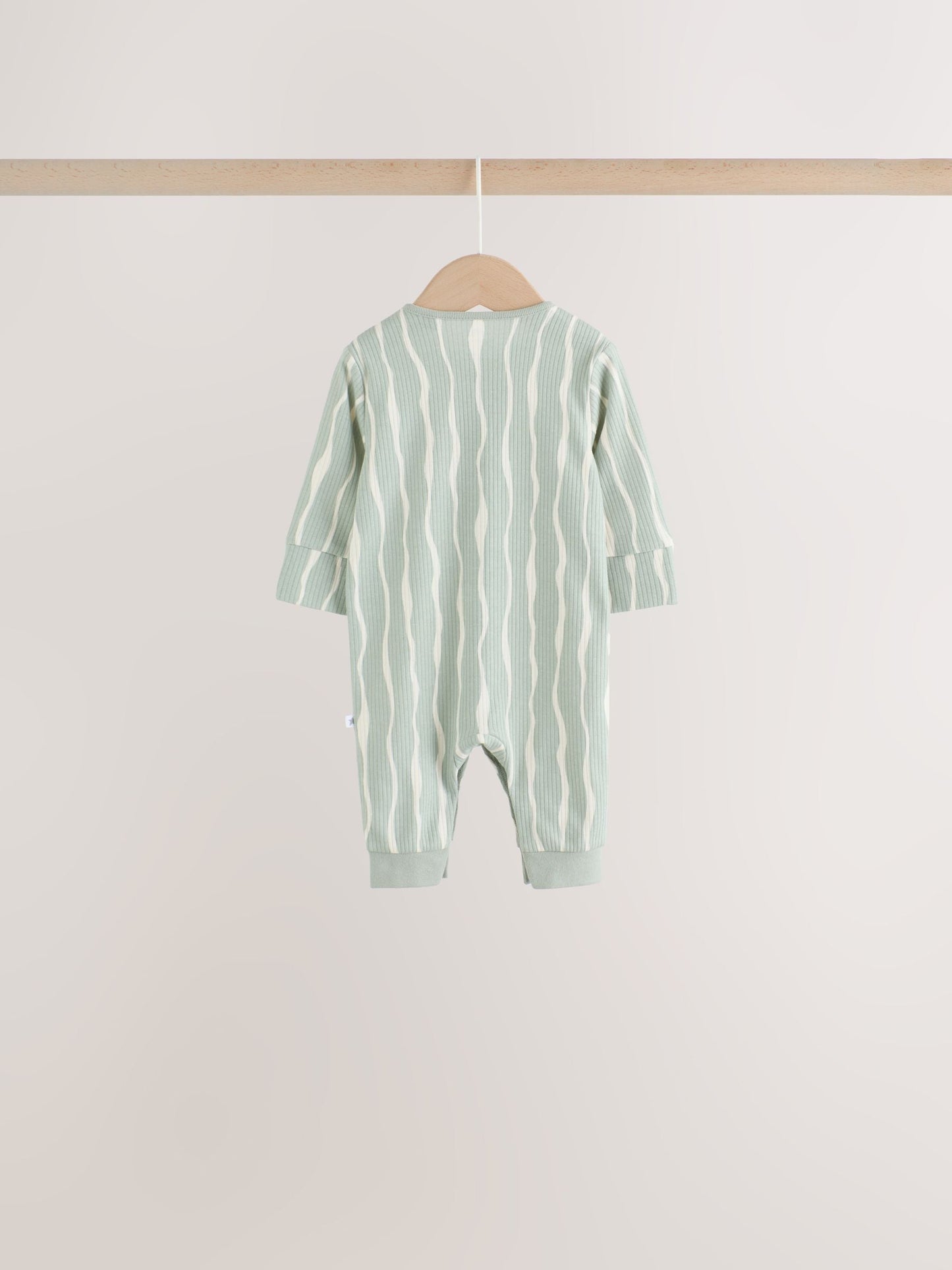 Neutral Safari Baby Sleepsuits 4 Pack (0mths-3yrs) image 4