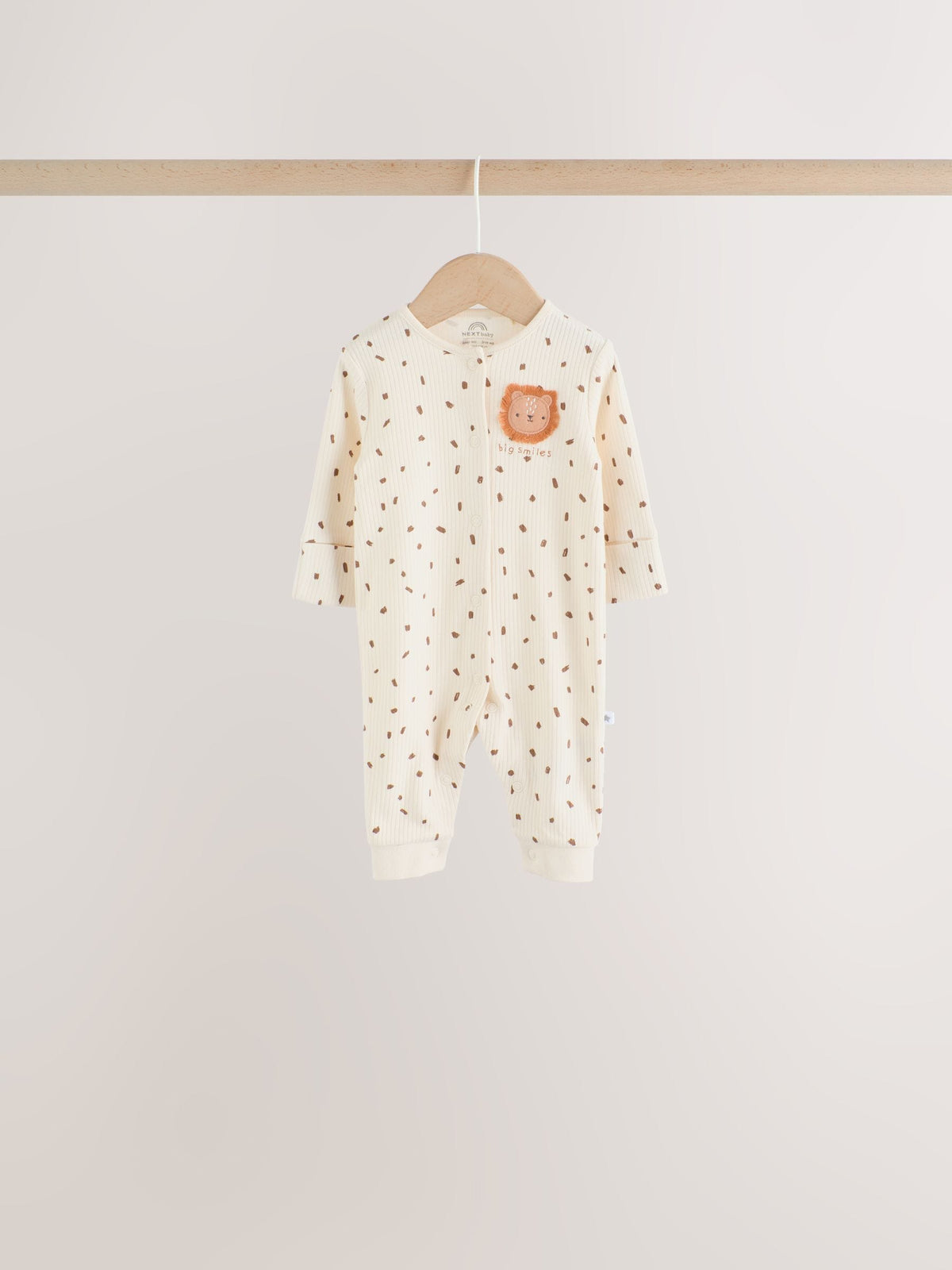 Neutral Safari Baby Sleepsuits 4 Pack (0mths-3yrs) image 5