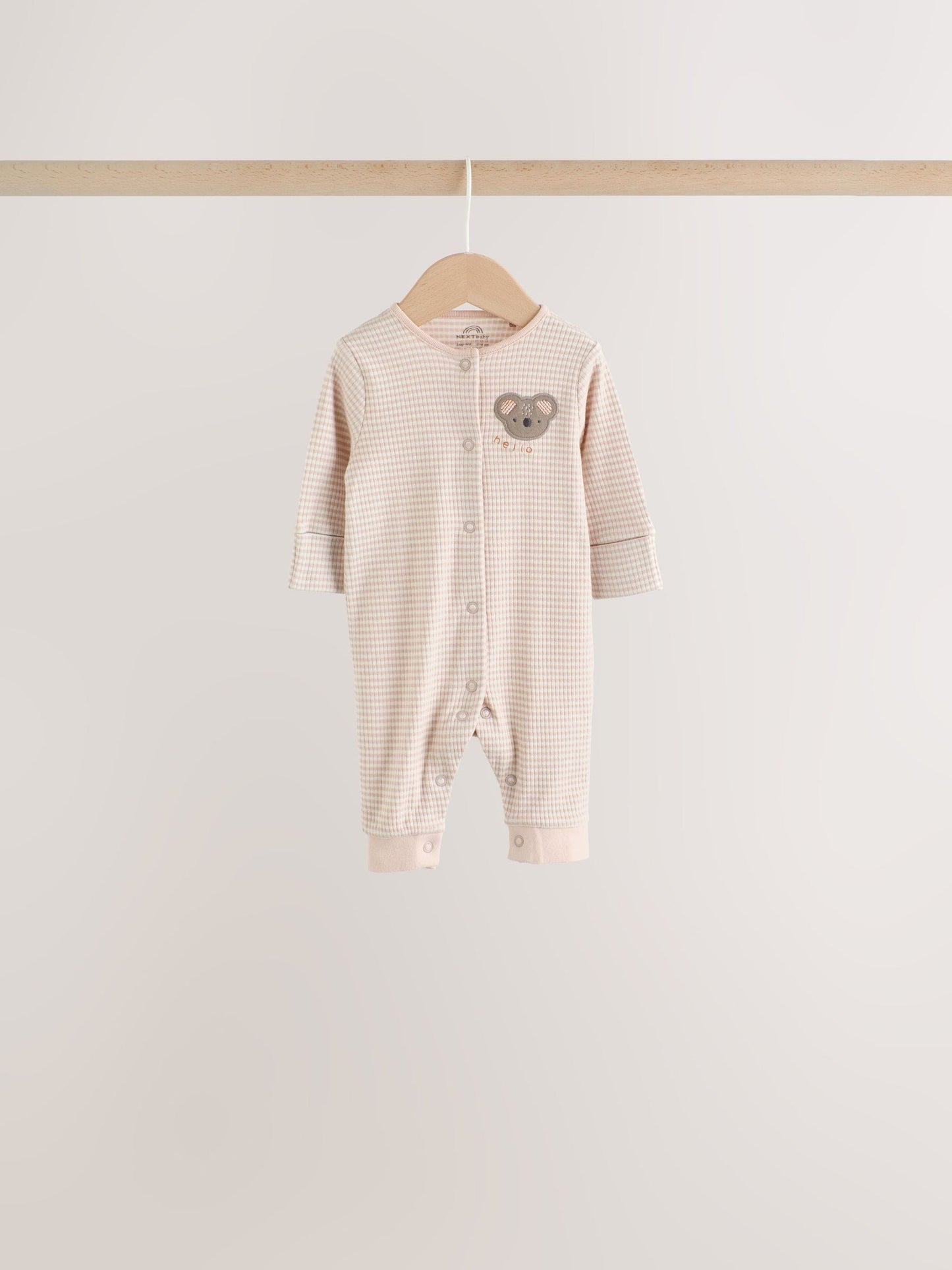Neutral Safari Baby Sleepsuits 4 Pack (0mths-3yrs) image 7