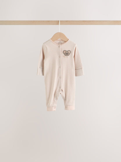 Neutral Safari Baby Sleepsuits 4 Pack (0mths-3yrs) image 7