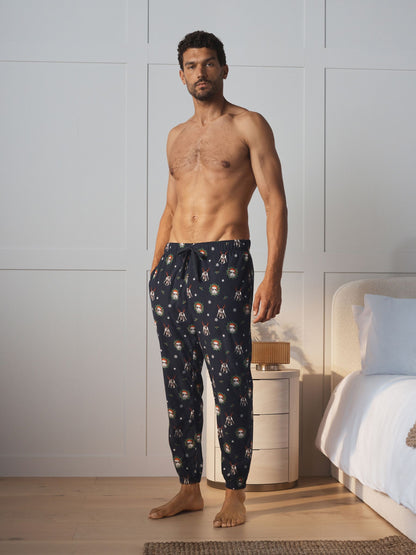 Black Star Wars Printed Long Pyjama Bottoms - image 2