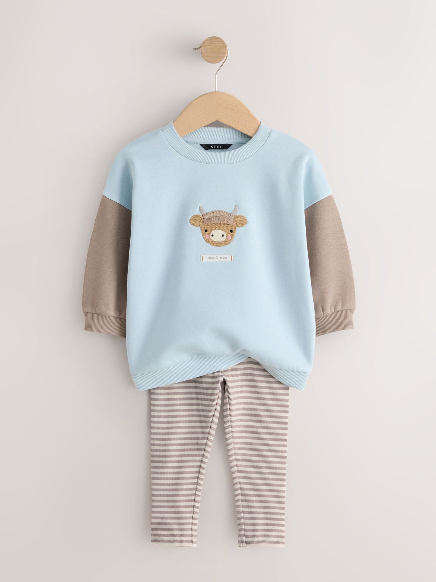 Blue Sweatshirt and Leggings Set 2 Piece (3mths-7yrs) image 6