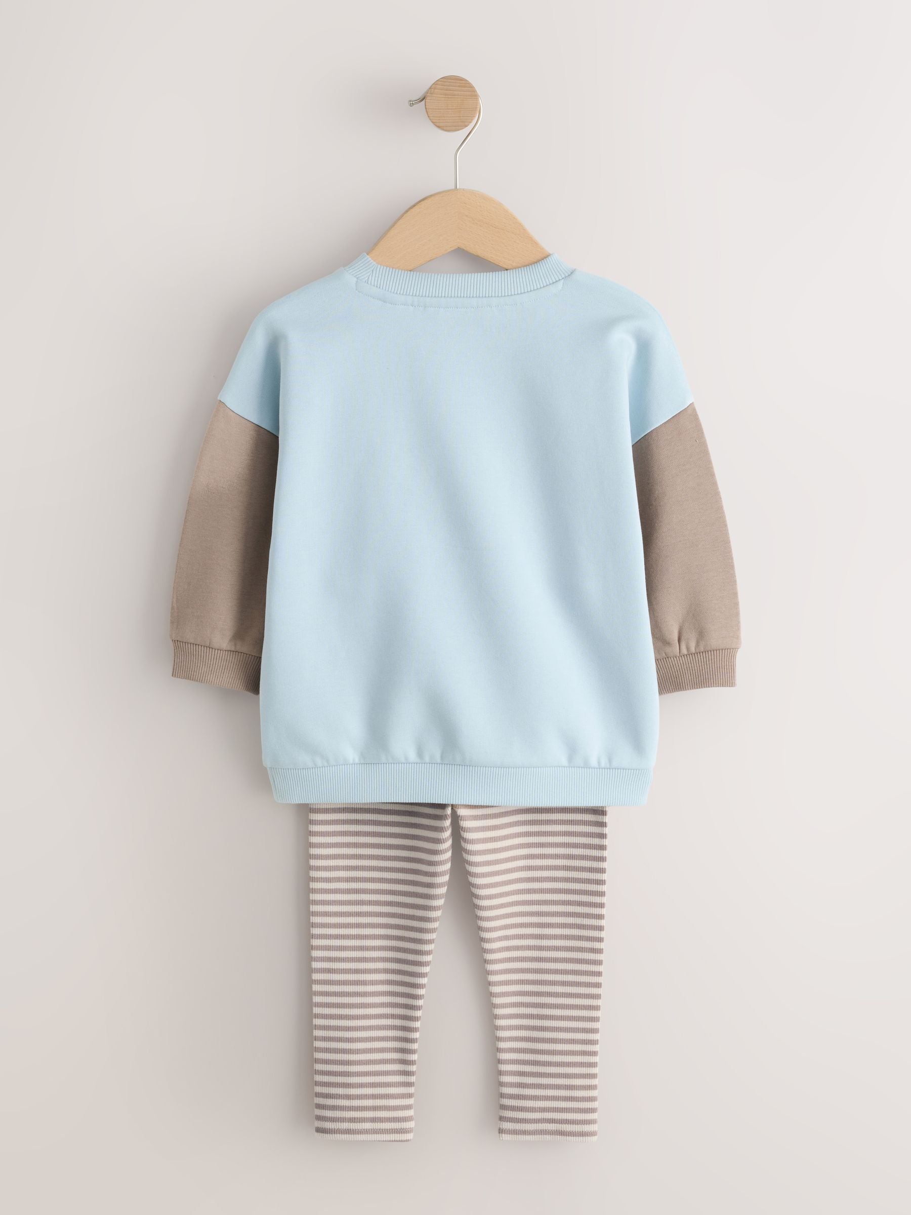 Blue Sweatshirt and Leggings Set 2 Piece (3mths-7yrs) image 7