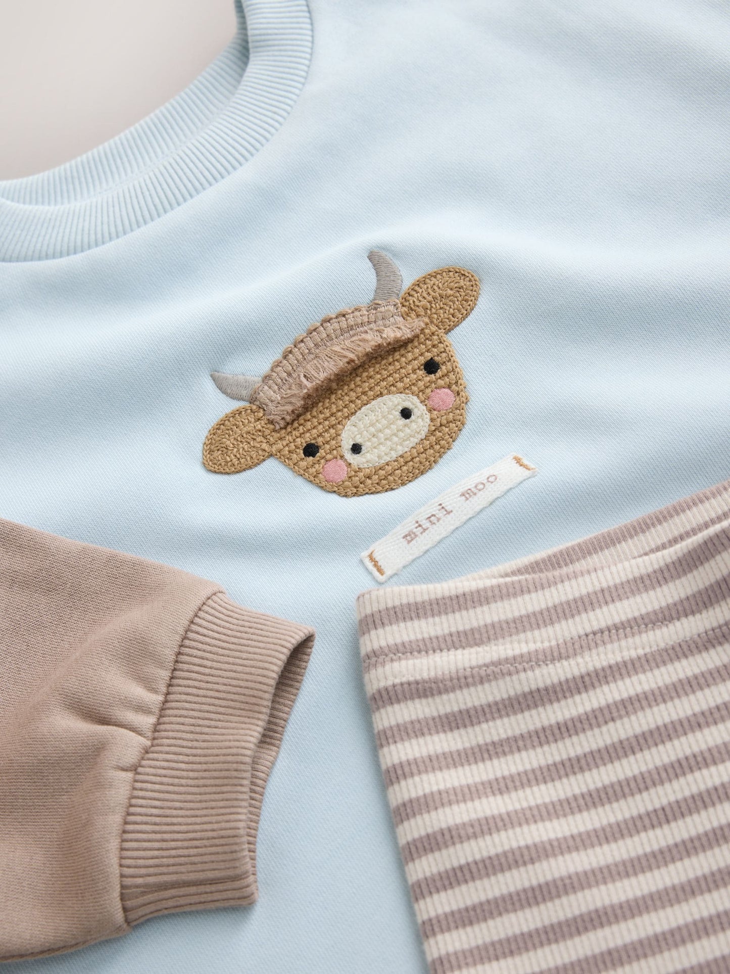 Blue Sweatshirt and Leggings Set 2 Piece (3mths-7yrs) image 8