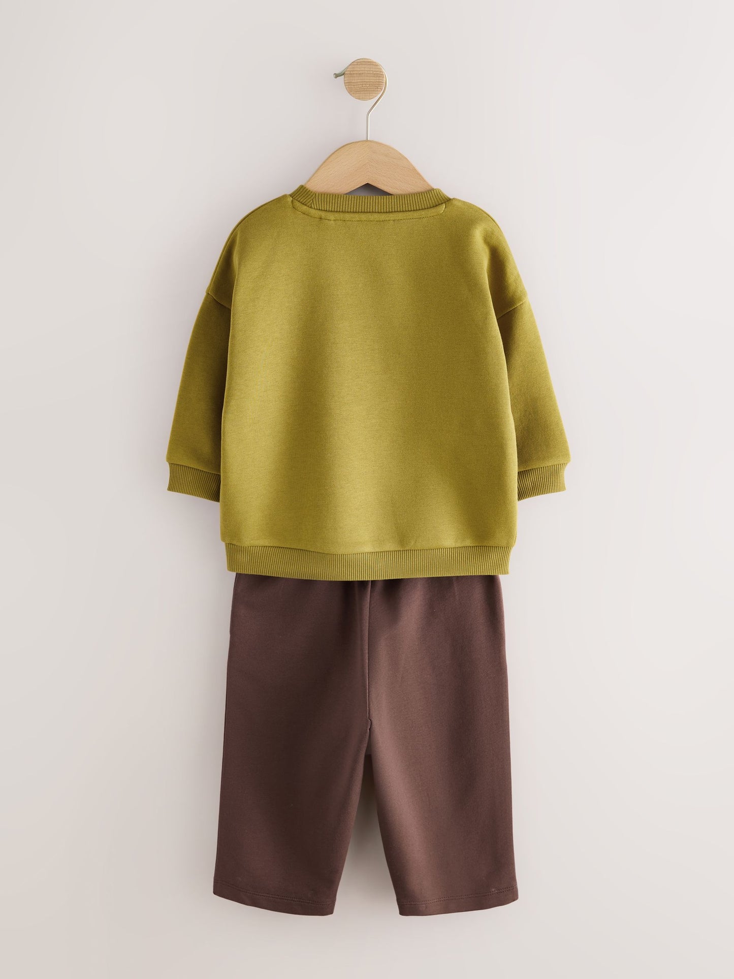 Dsiney Kidz - Olive Green Crew Neck Joggers Set (3mths-7yrs) image 8