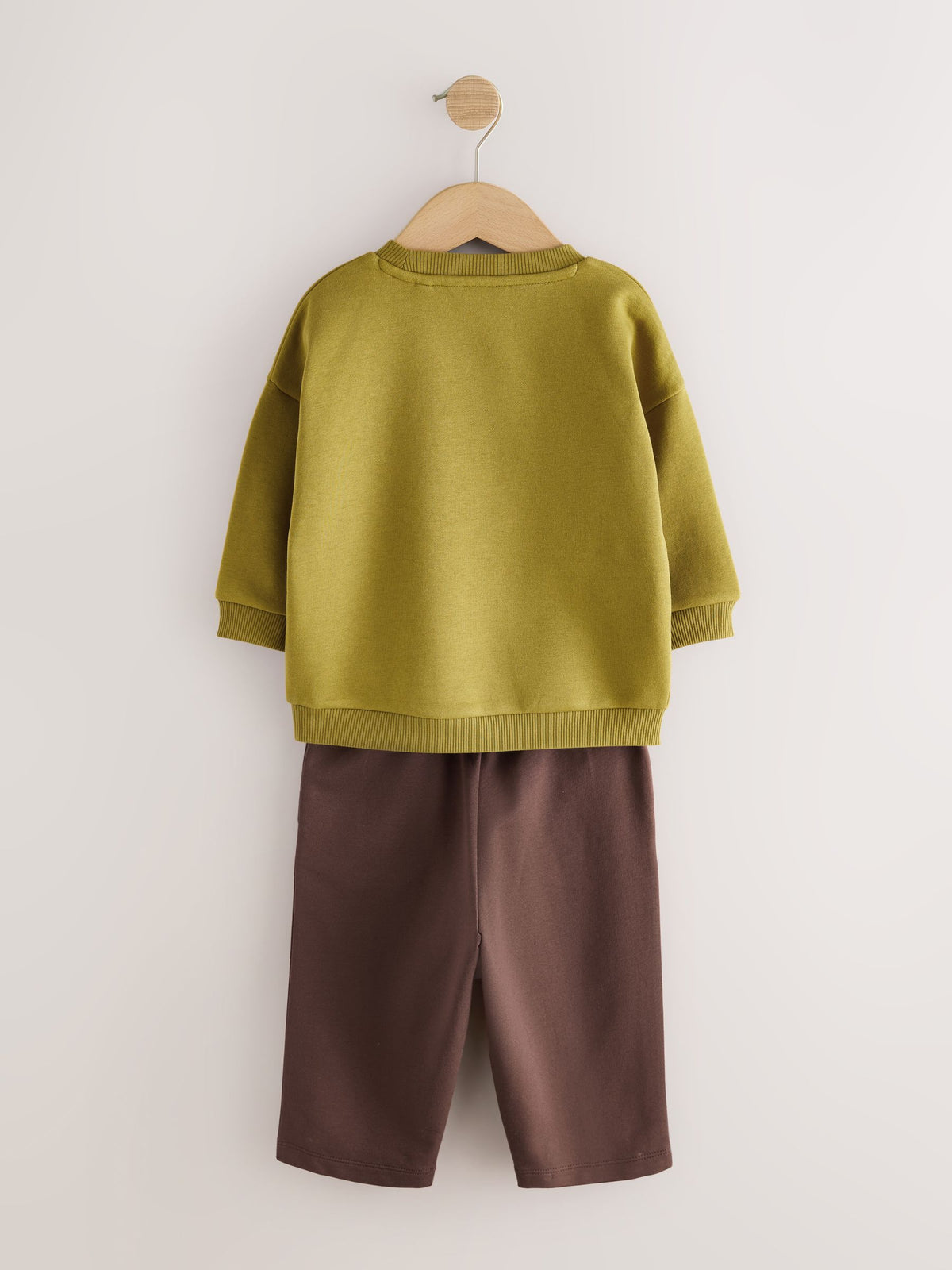 Dsiney Kidz - Olive Green Crew Neck Joggers Set (3mths-7yrs) image 8