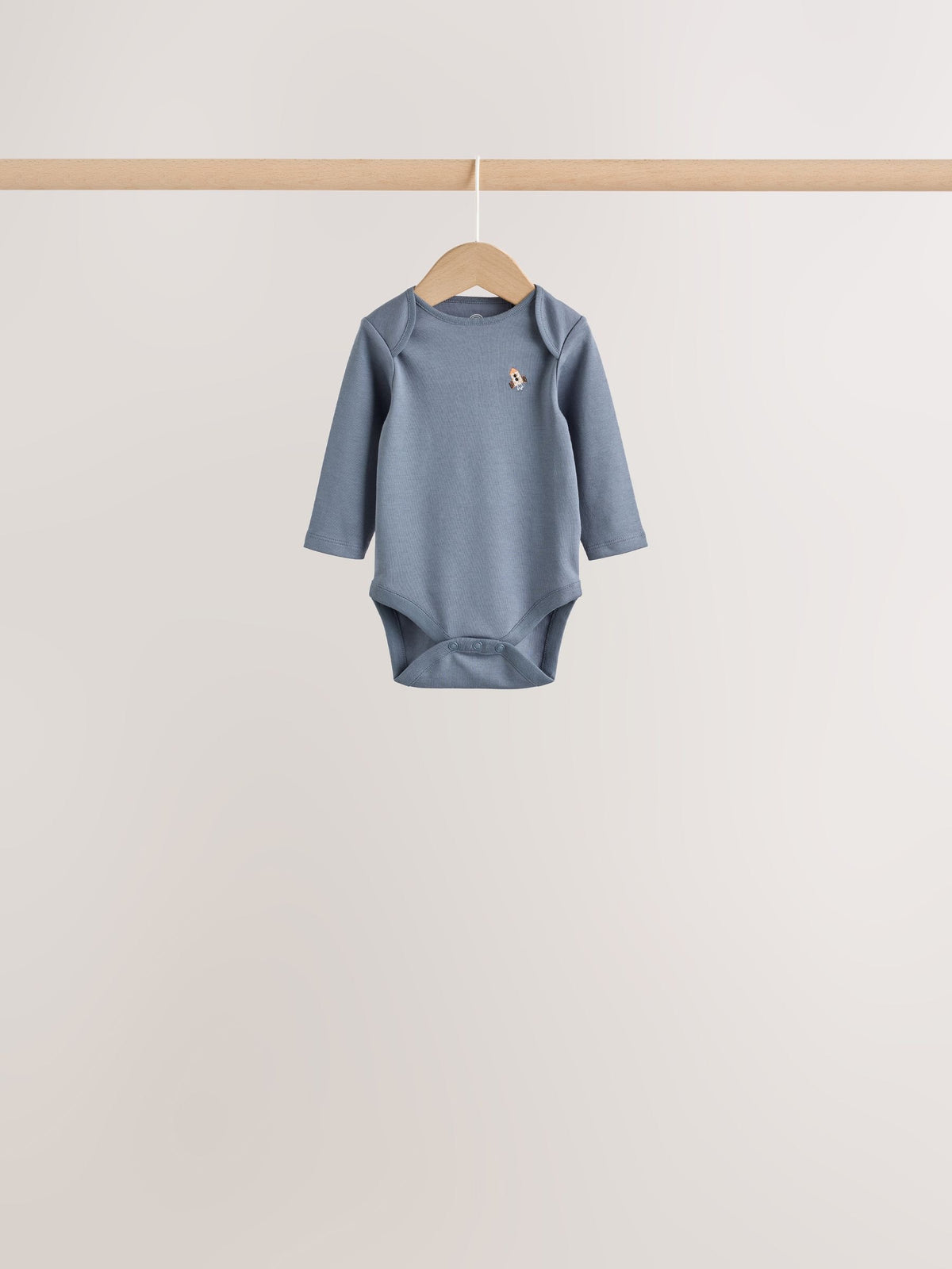 Dsiney Kidz - Blue Character Long Sleeve Baby Bodysuit 7 Pack image 9
