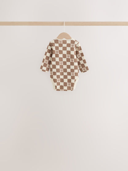 Dsiney Kidz - Brown Bear Long Sleeve Bodysuits 5 Pack image 6