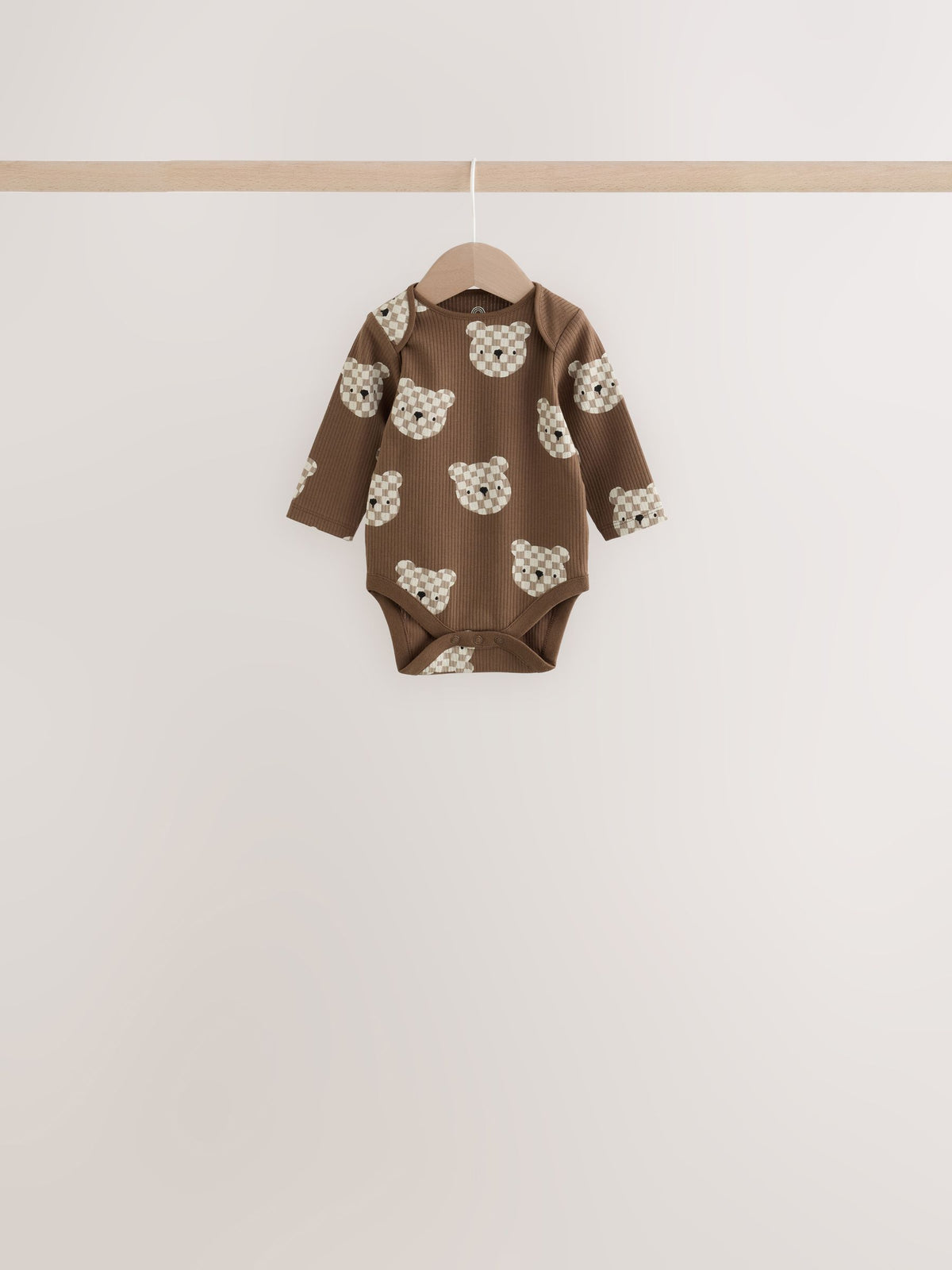 Dsiney Kidz - Brown Bear Long Sleeve Bodysuits 5 Pack image 9