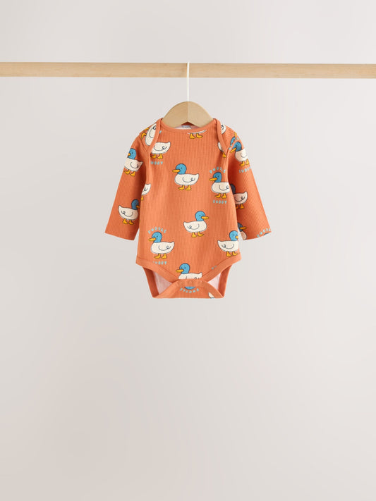 Dsiney Kidz - Bright Animal Long Sleeve Bodysuits 5 Pack image 2