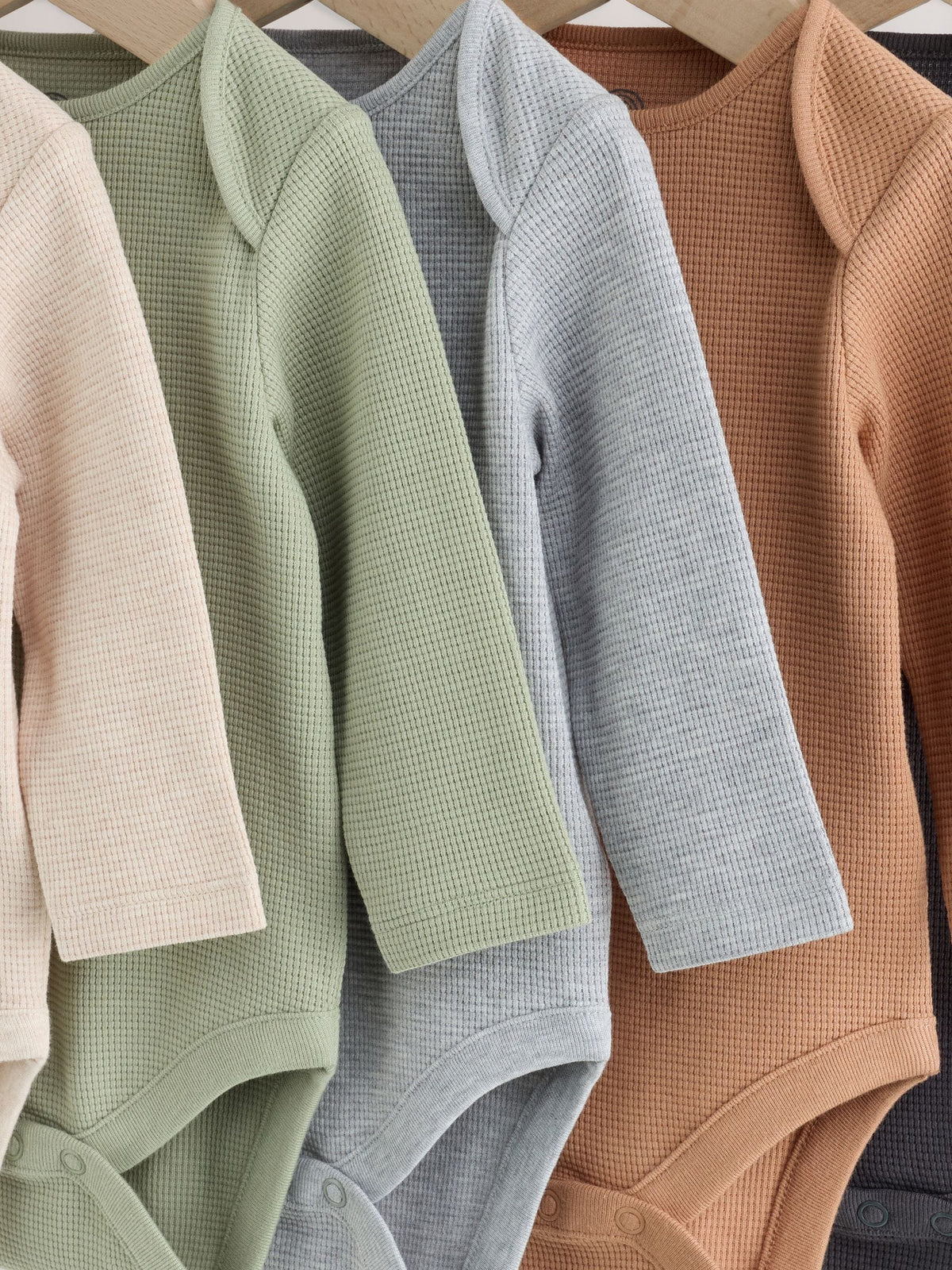 Dsiney Kidz - Neutral Long Sleeve Bodysuits 5 Pack image 9