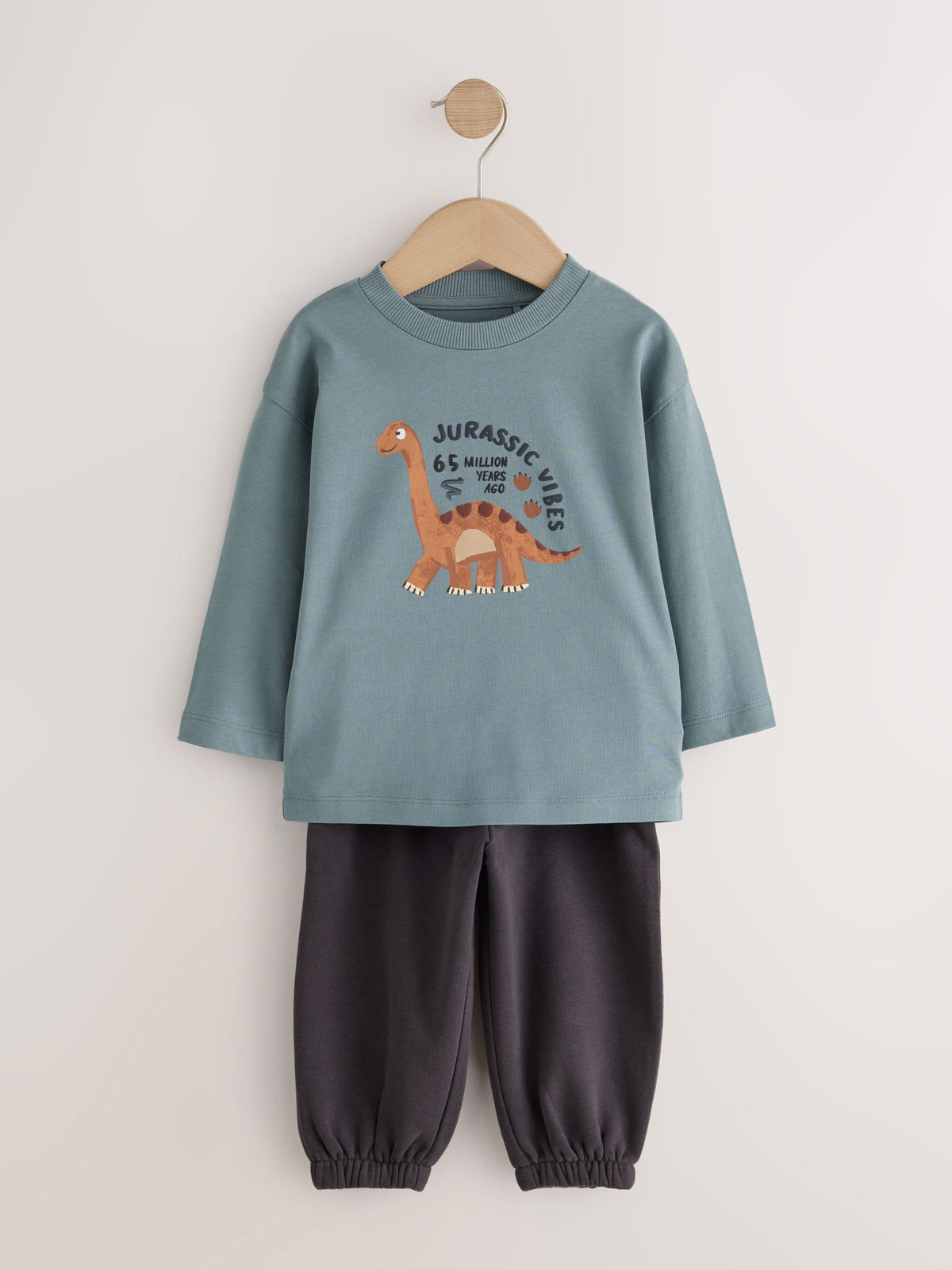 Multi Animal Safari Graphic Printed Top and Leggings Set 2 Pack (3mths-7yrs) - image 4