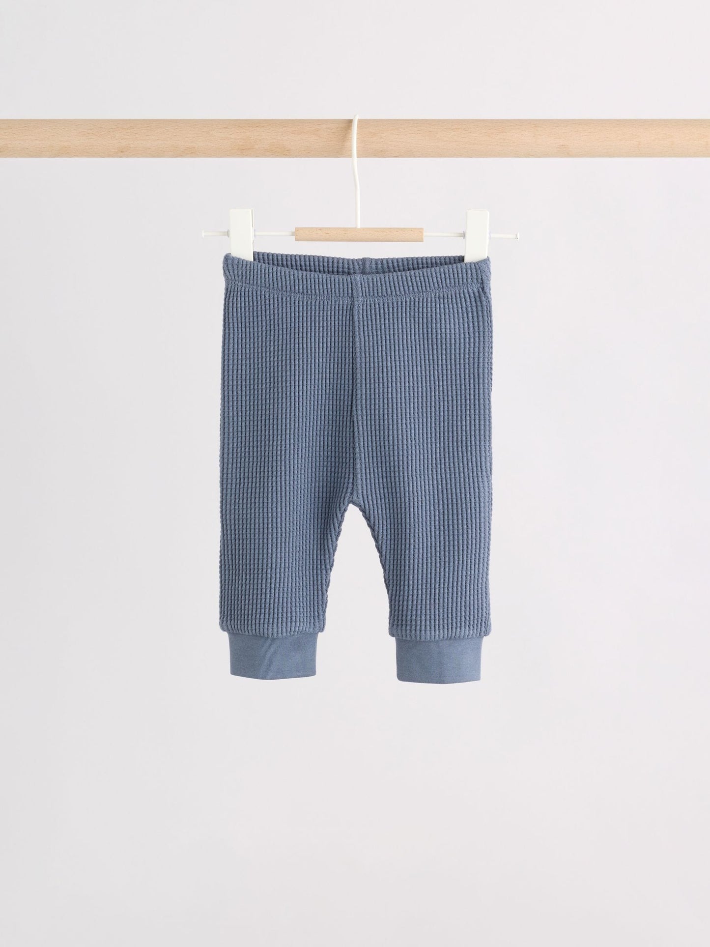 Blue Textured Top and Legging Baby Set (0mths-2yrs) image 3