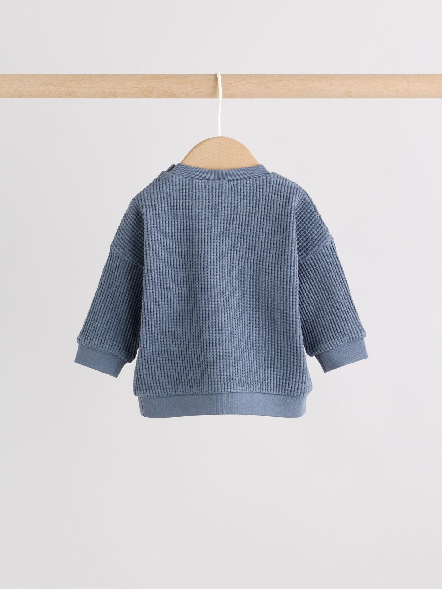 Blue Textured Top and Legging Baby Set (0mths-2yrs) image 5