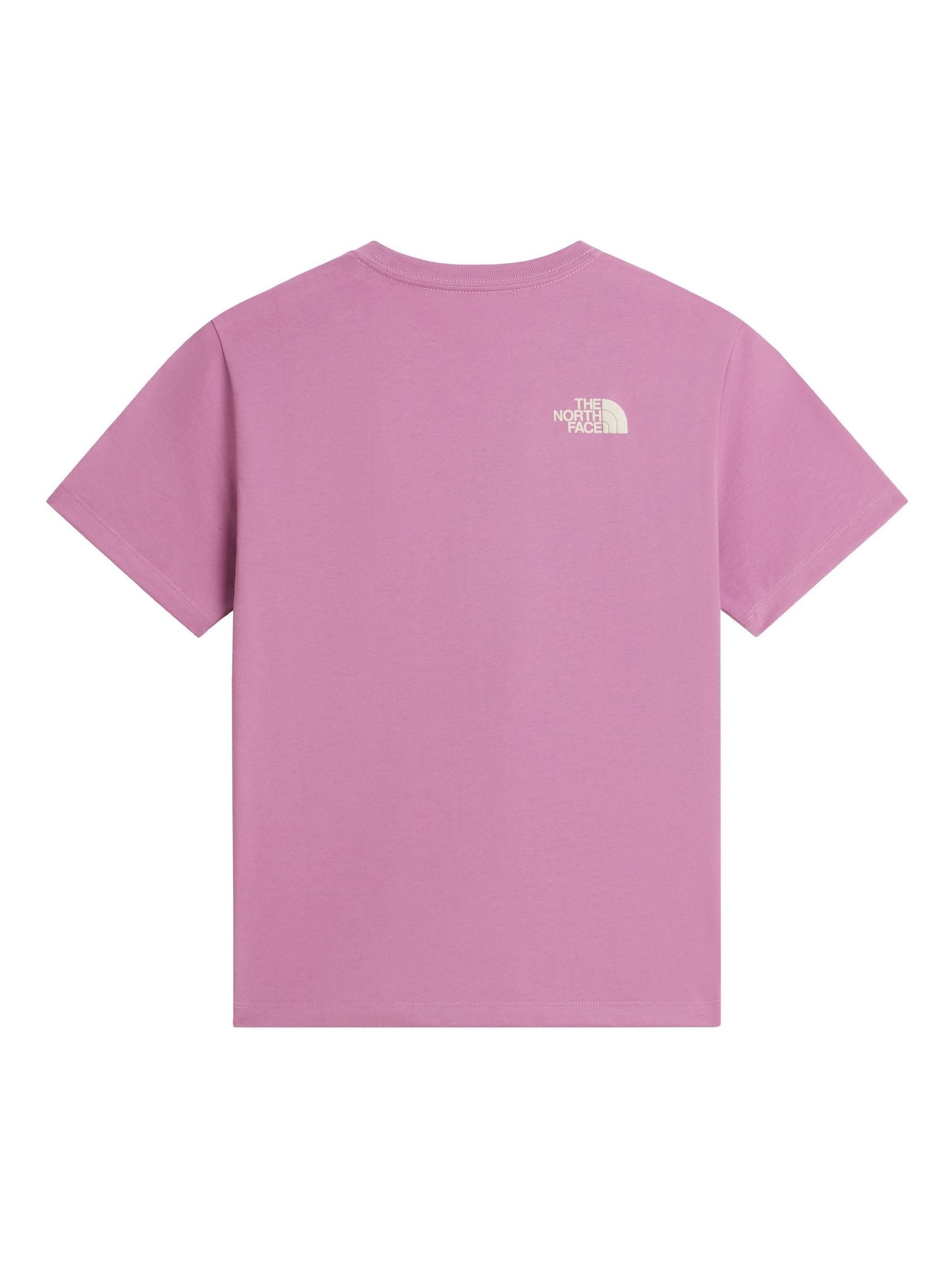 Dsiney Kidz - The North Face Purple Chalbi Relaxed Front Graphic T-Shirt image 5