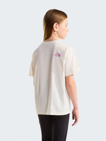 Dsiney Kidz - The North Face Cream Chalbi Relaxed Front Graphic T-Shirt image 4