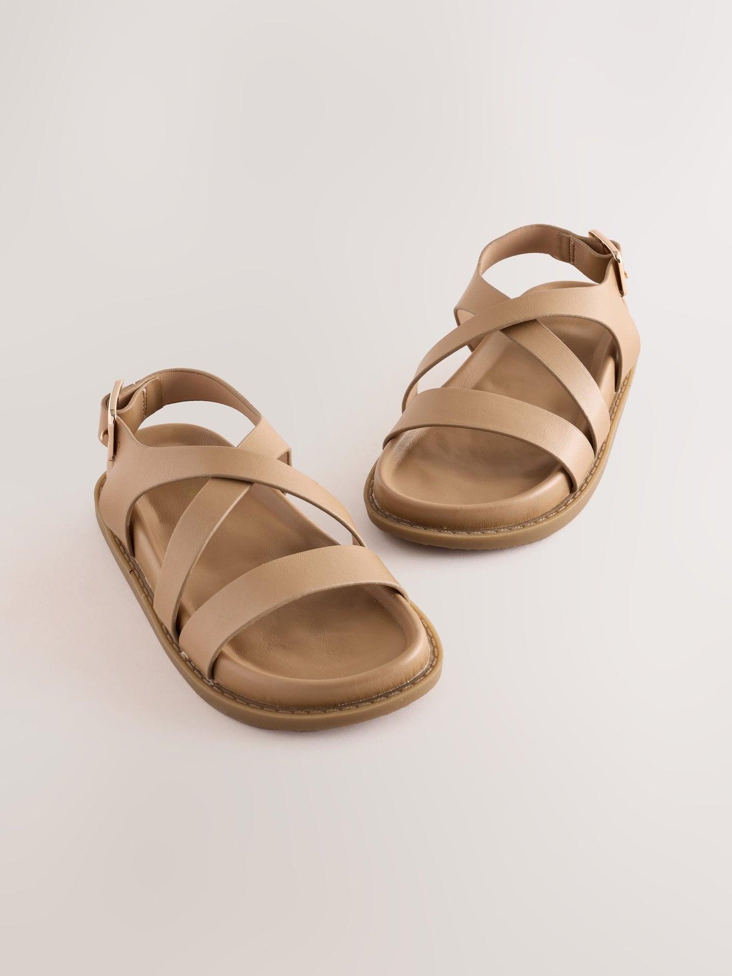 Neutral Footbed Sandals image 1