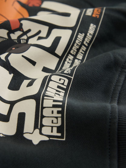 Dsiney Kidz - Charcoal Grey All Over Printed Crew Neck Sweat Top (3mths-7yrs) image 7